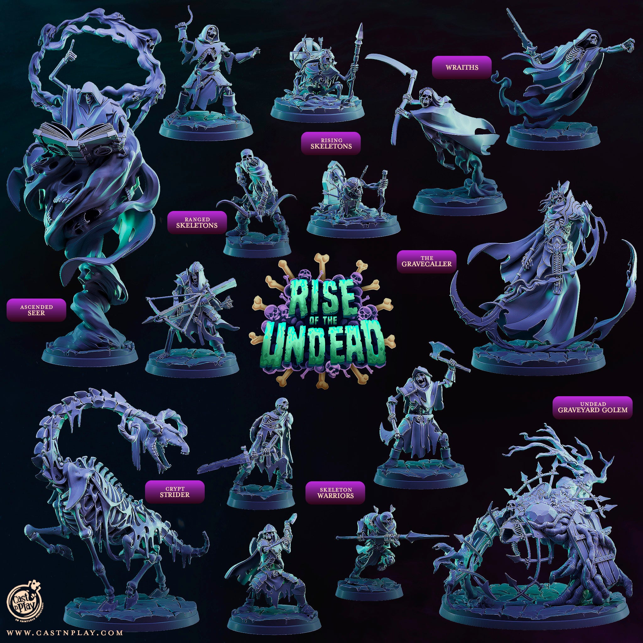 Undead Graveyard Golem - Rise of the Undead - Cast n Play