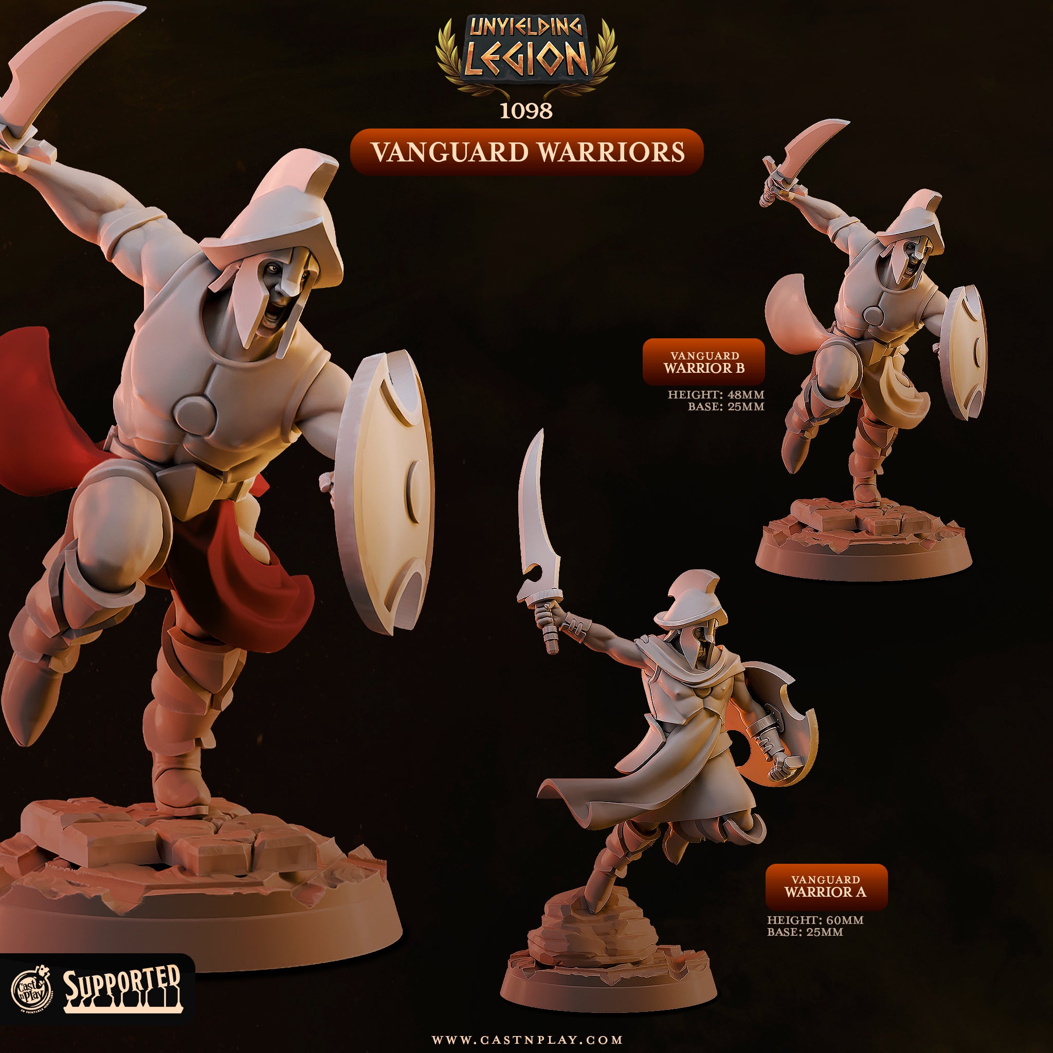Vanguard Warriors - Unyielding Legion - Cast n Play