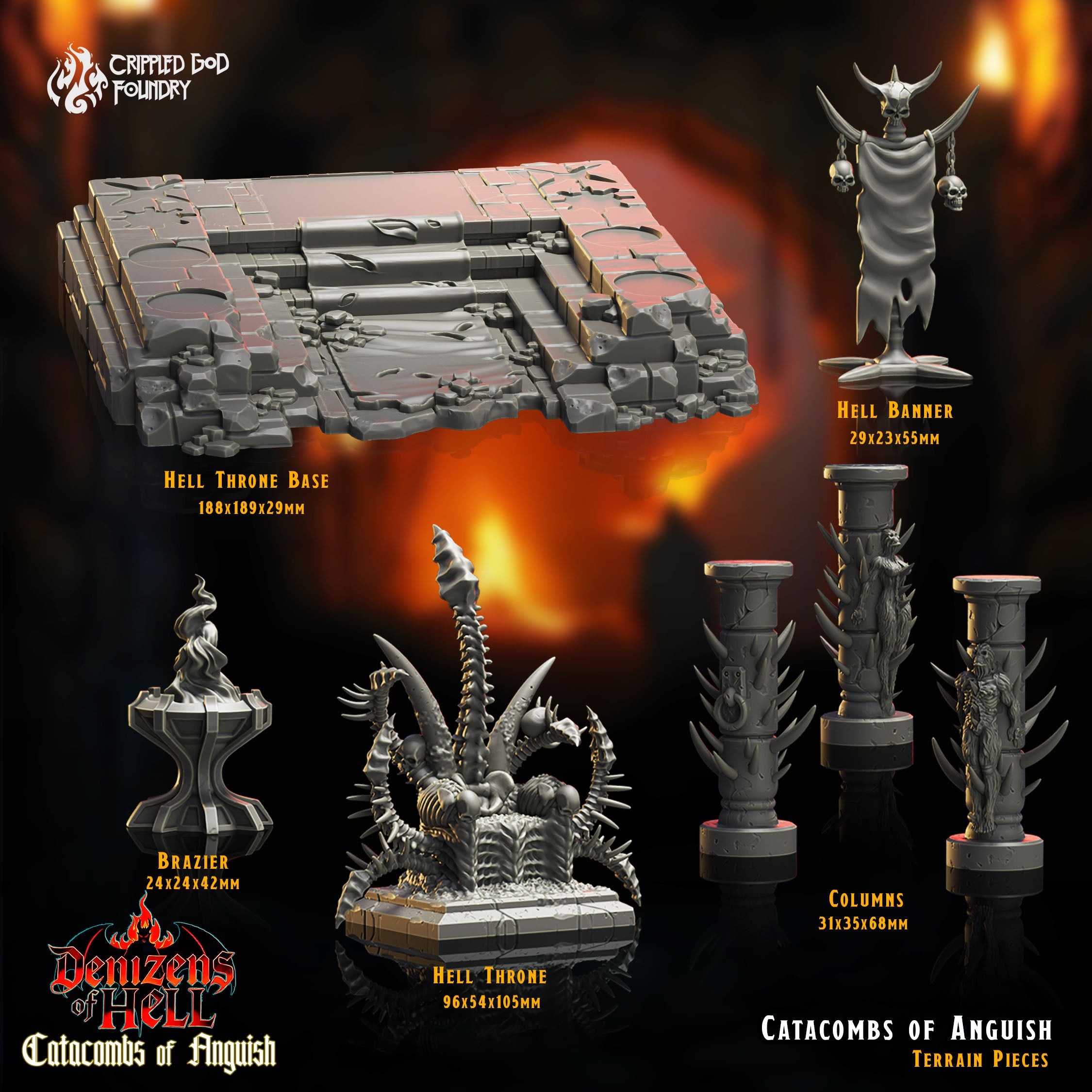 Catacombs of Anquish Terrain - aus der Reihe Catacombs of Anquish von Crippled God Foundry