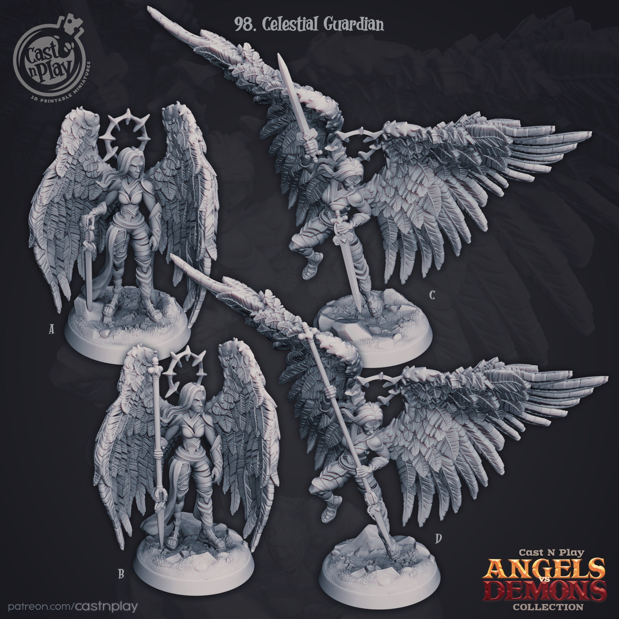 Celestial Guardian - Angels VS Demons - Cast n Play