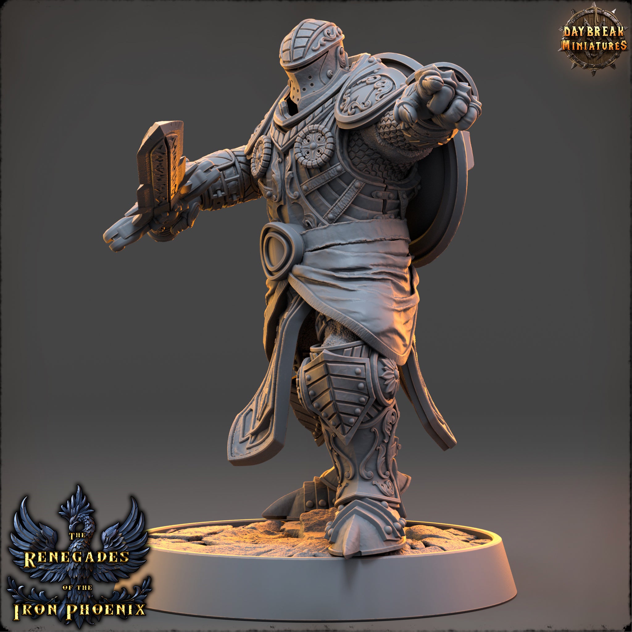 Paladin - aus der Reihe The Renegades of the Iron Phoenix von Daybreak Miniatures