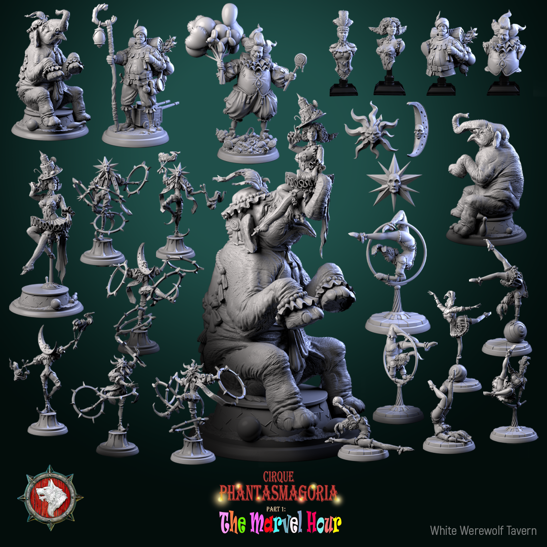 Les Fileurs Célestines - de la série Cirque Phantasmagoria 1 par White Werewolf Tavern