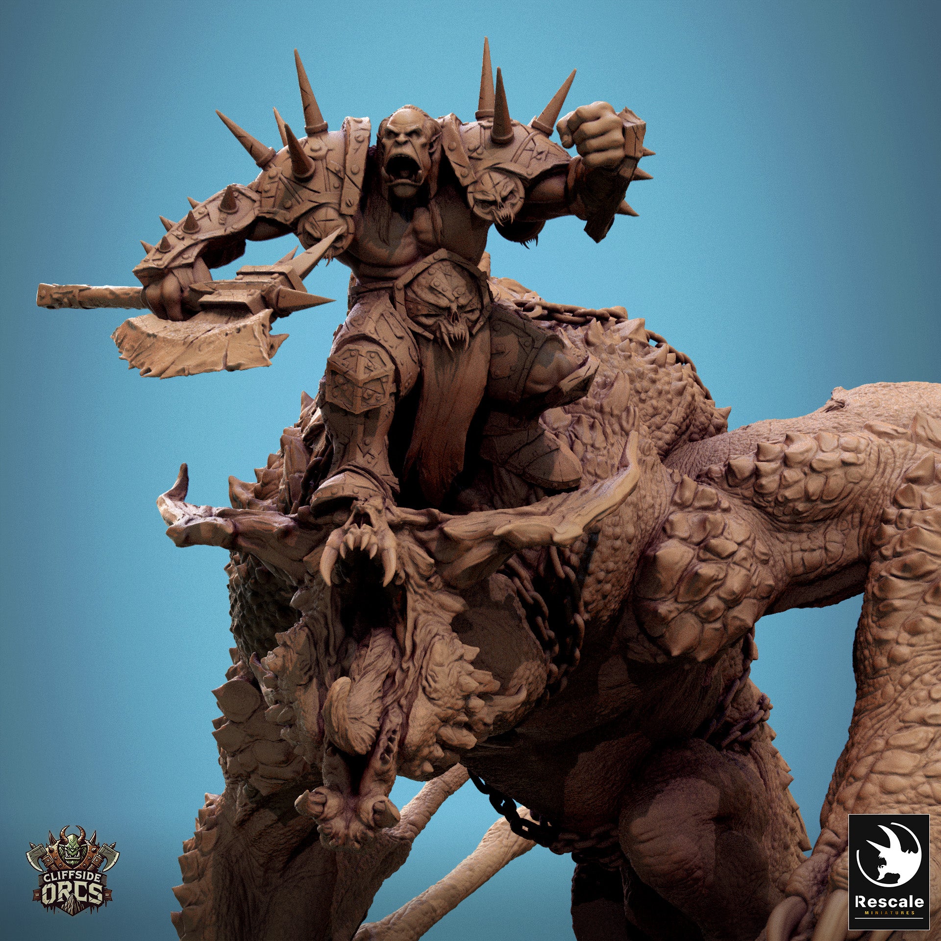 Brutal Wyvern Dominion - aus der Reihe Cliffside Orcs von Rescale Miniatures