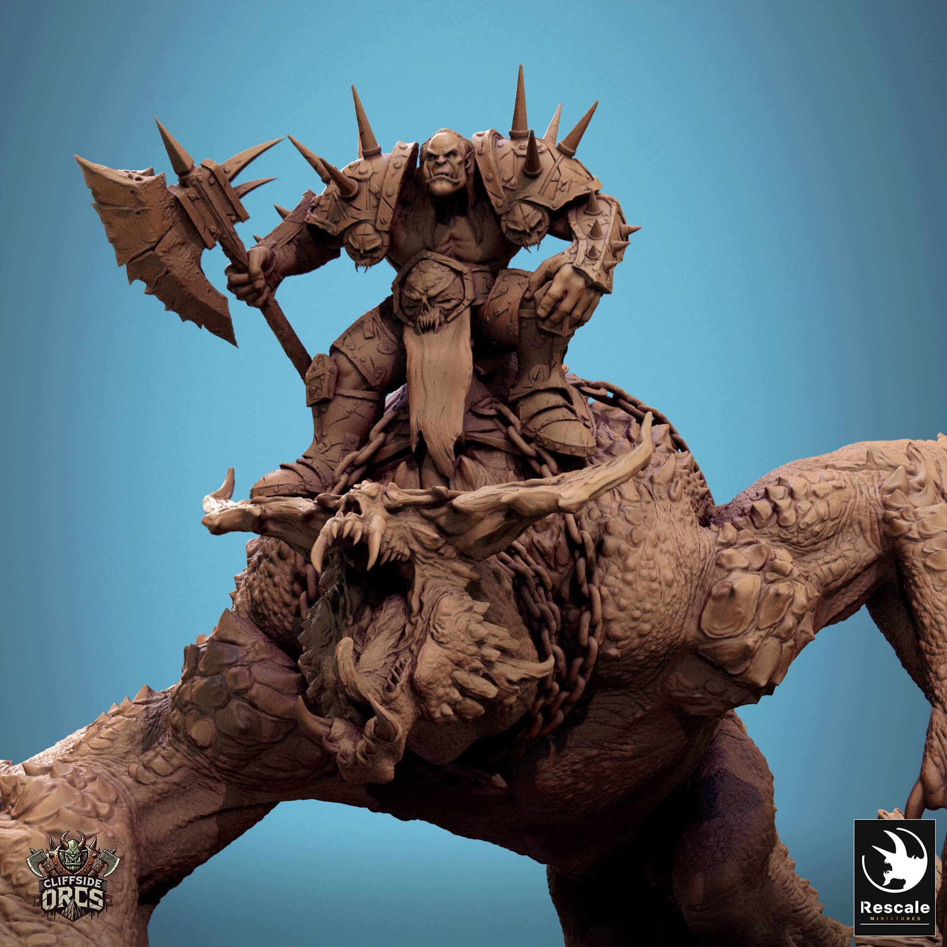 Brutal Wyvern Walk - aus der Reihe Cliffside Orcs von Rescale Miniatures