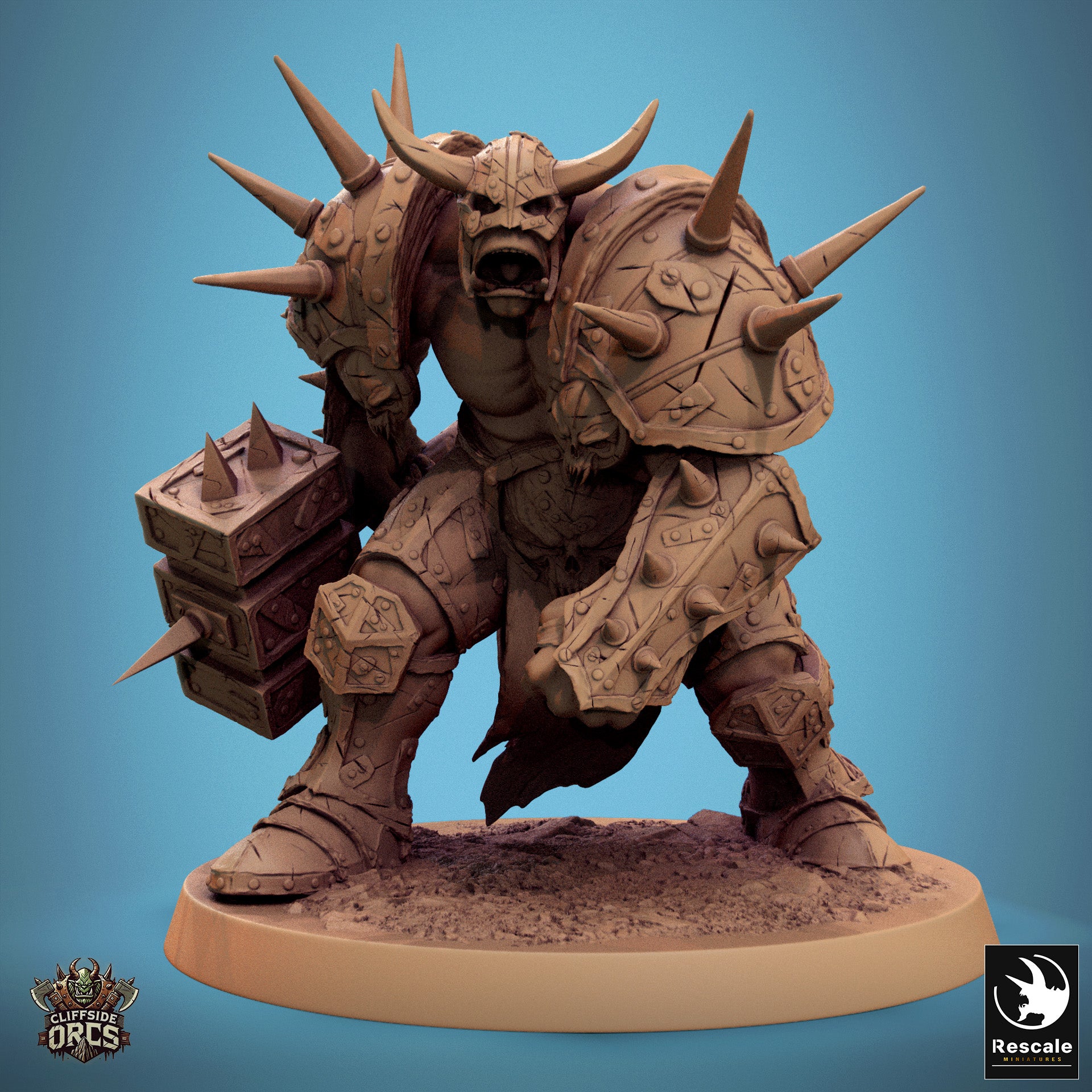 Brutal Orc - aus der Reihe Cliffside Orcs von Rescale Miniatures
