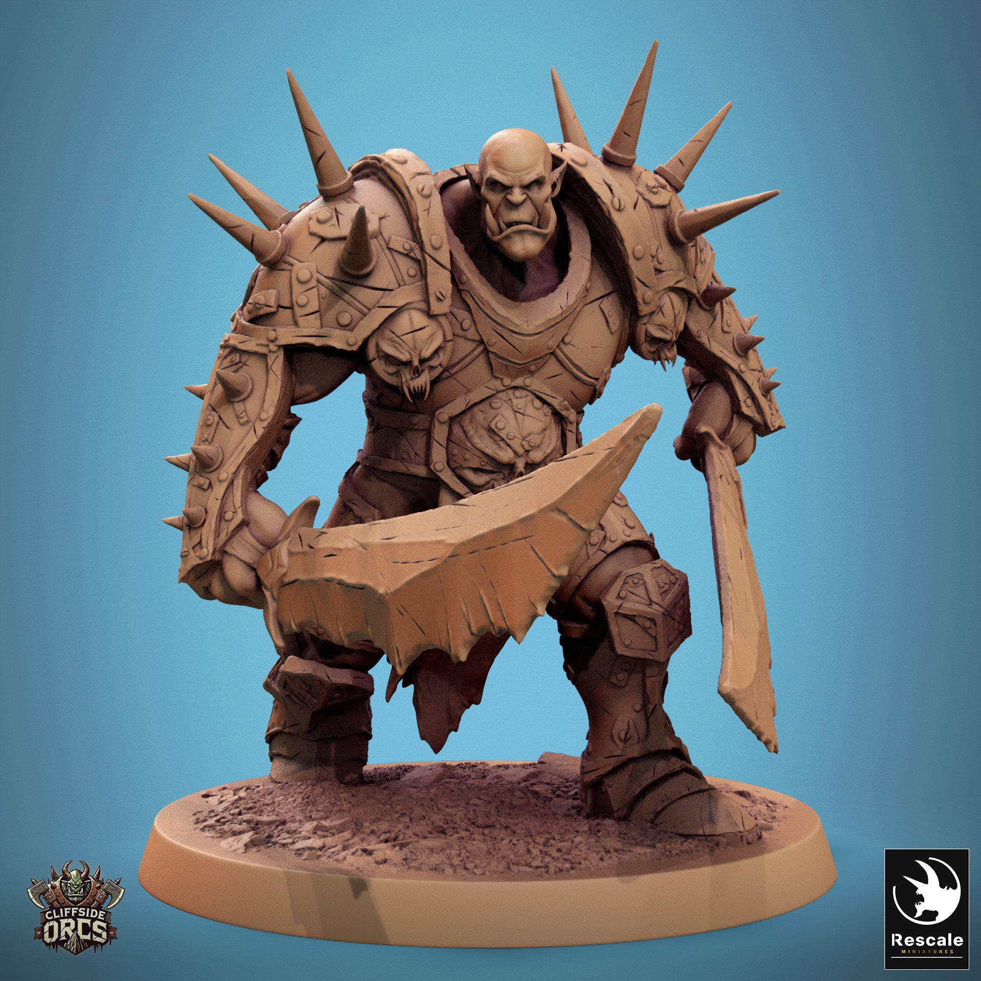 Brutal Orc - aus der Reihe Cliffside Orcs von Rescale Miniatures