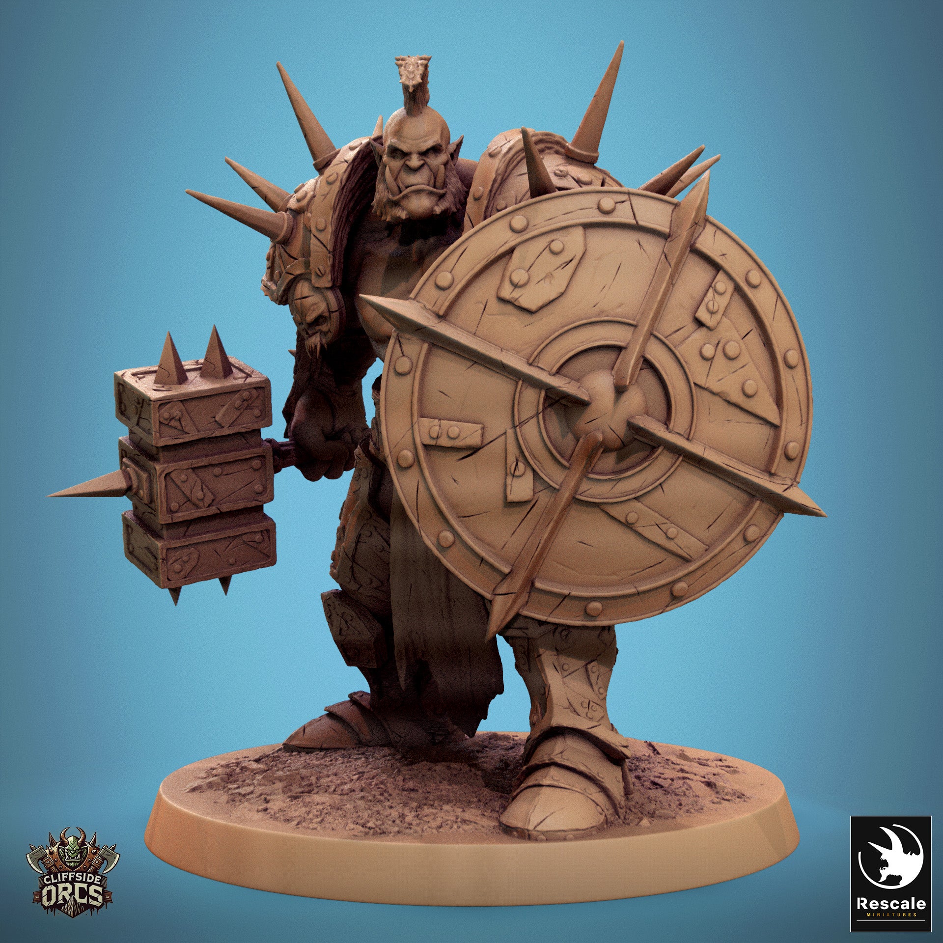 Brutal Orc - aus der Reihe Cliffside Orcs von Rescale Miniatures