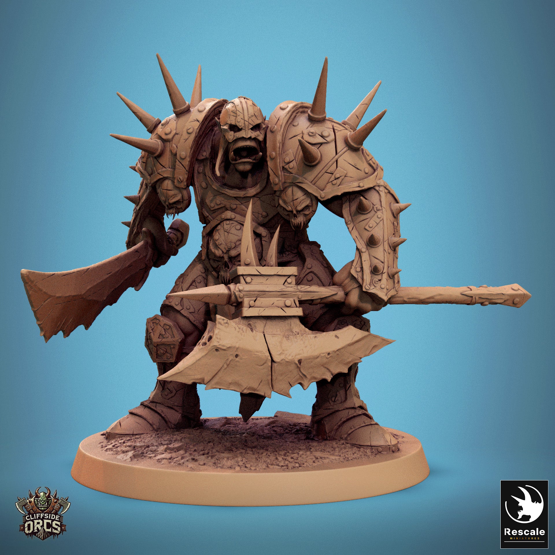 Brutal Orc - aus der Reihe Cliffside Orcs von Rescale Miniatures