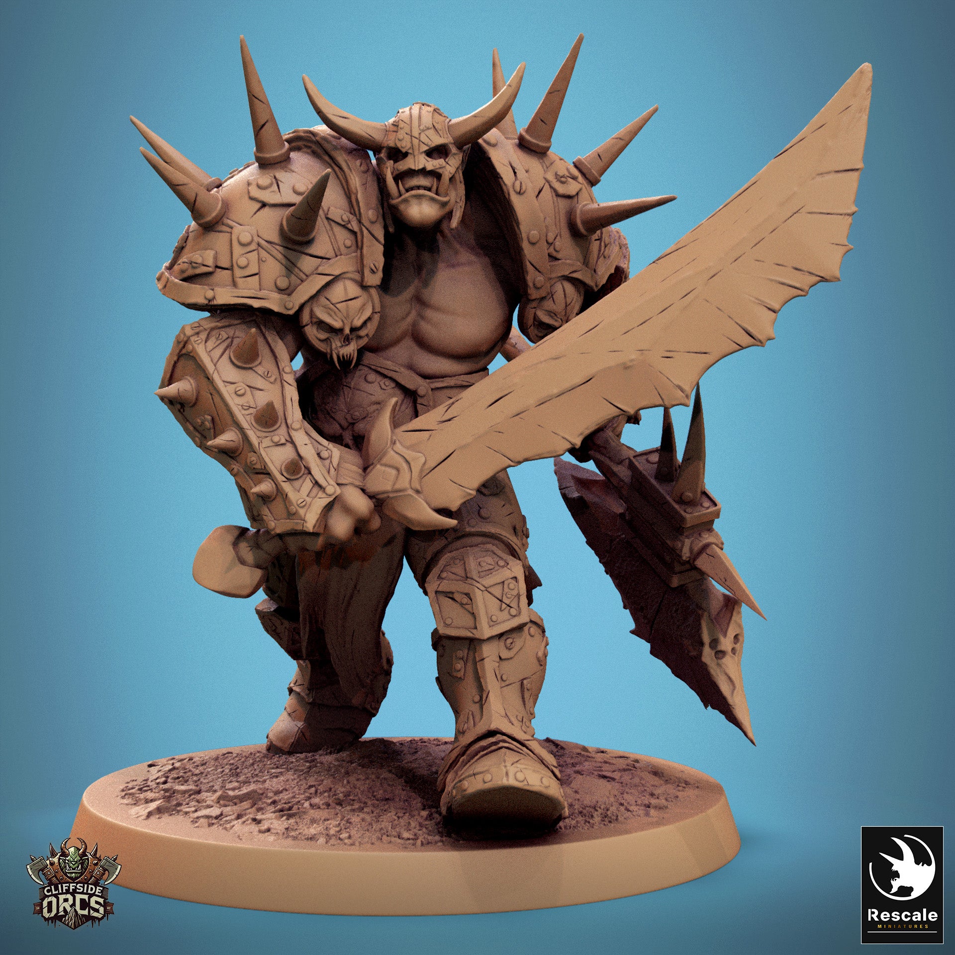 Brutal Orc - aus der Reihe Cliffside Orcs von Rescale Miniatures