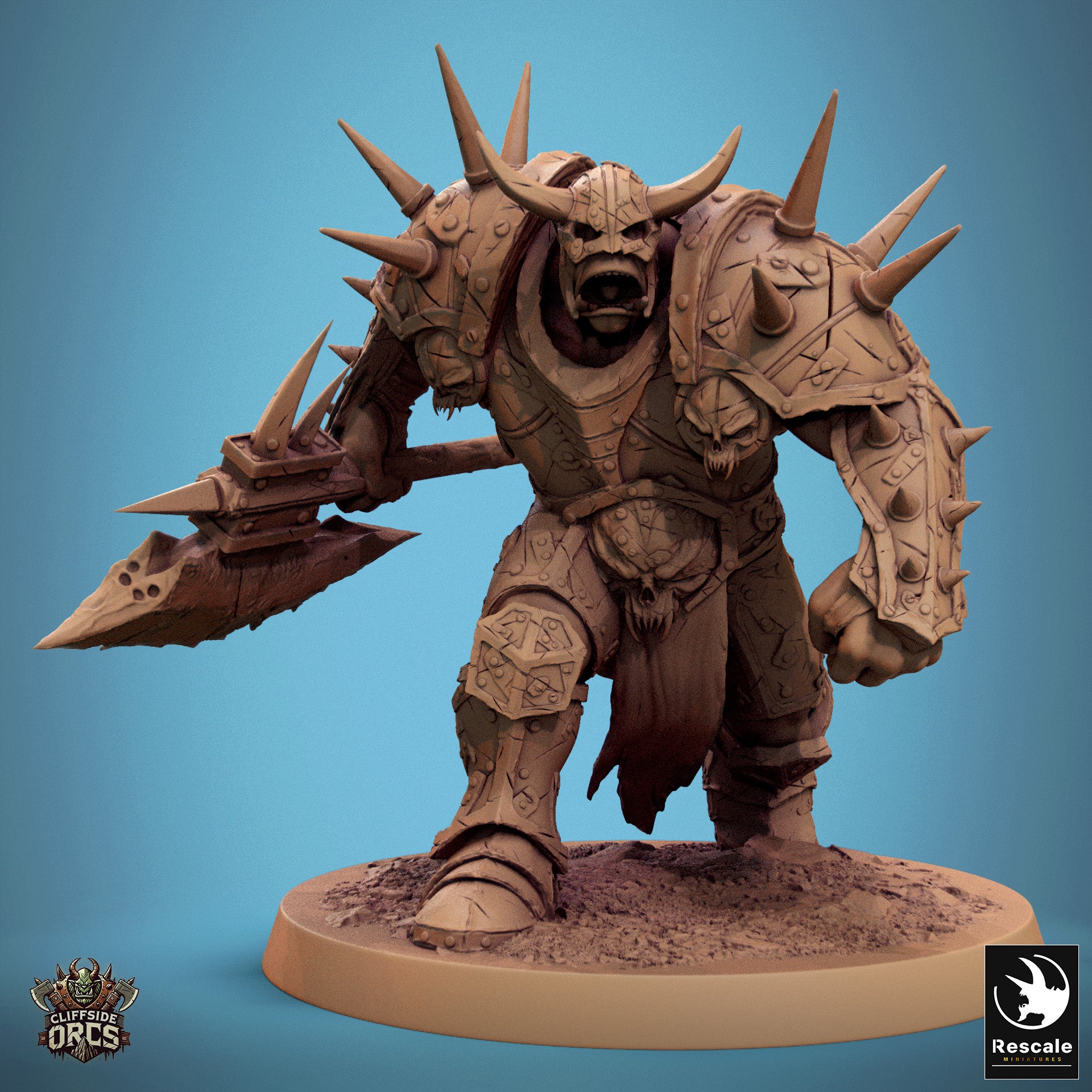 Brutal Orc - aus der Reihe Cliffside Orcs von Rescale Miniatures