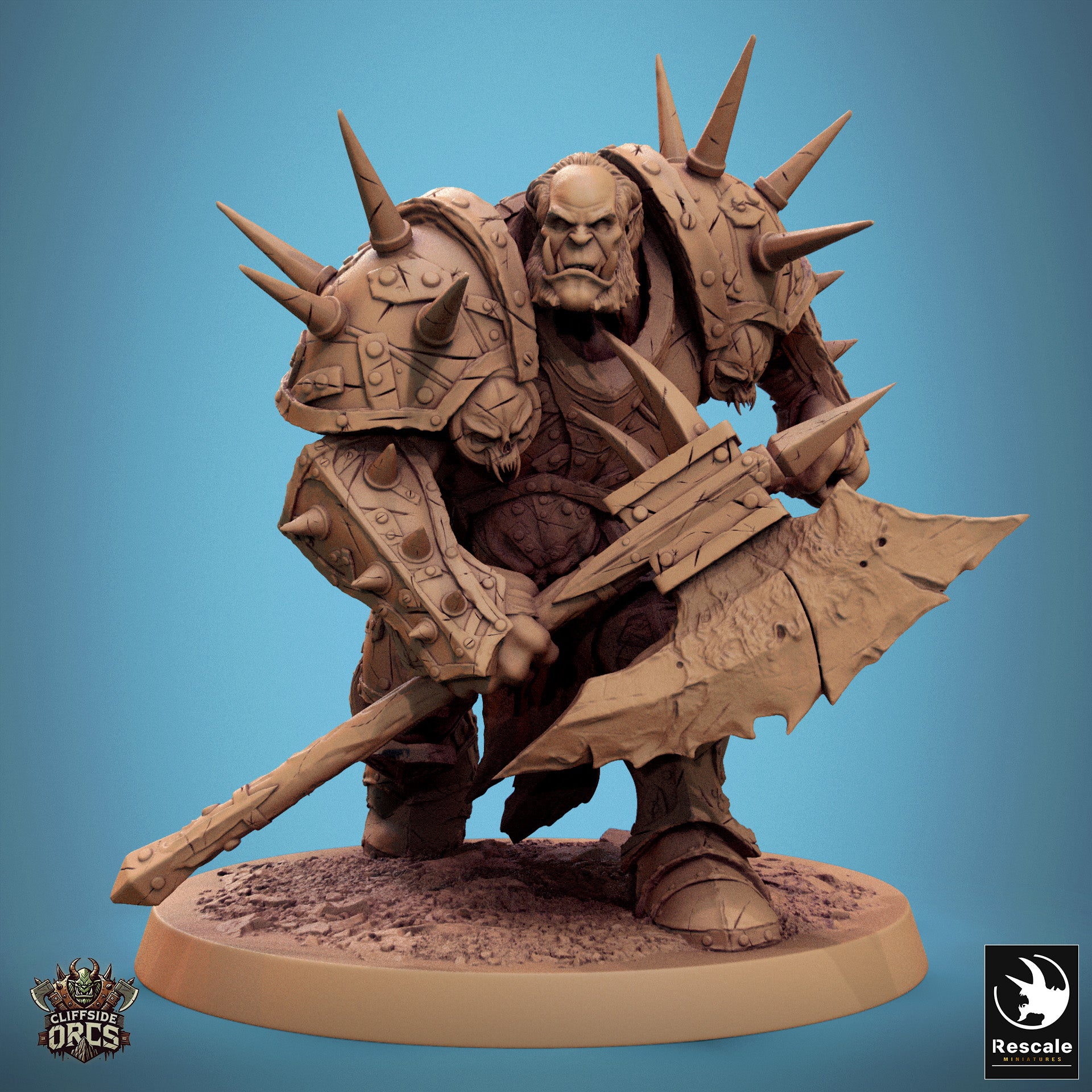 Brutal Orc - aus der Reihe Cliffside Orcs von Rescale Miniatures