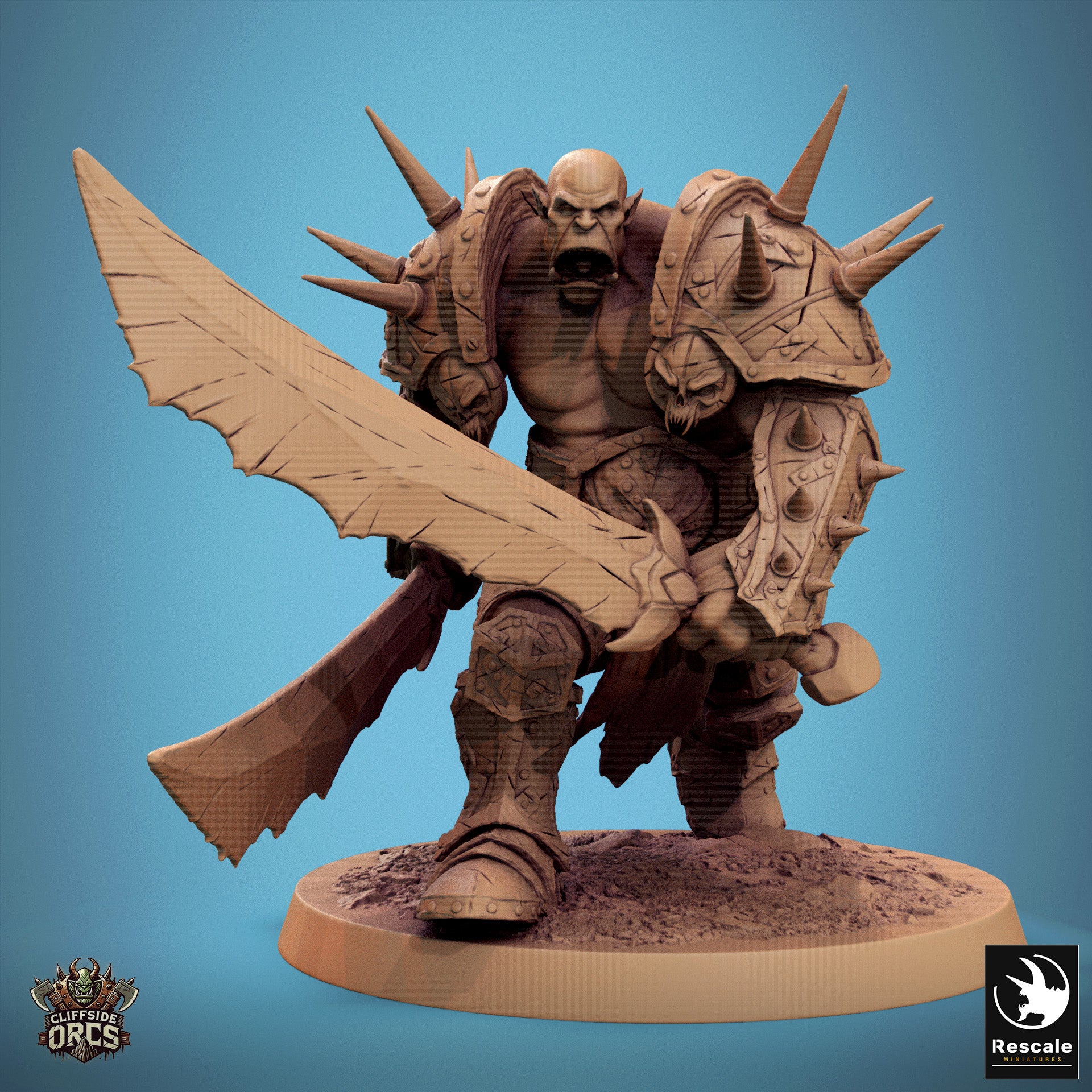 Brutal Orc - aus der Reihe Cliffside Orcs von Rescale Miniatures