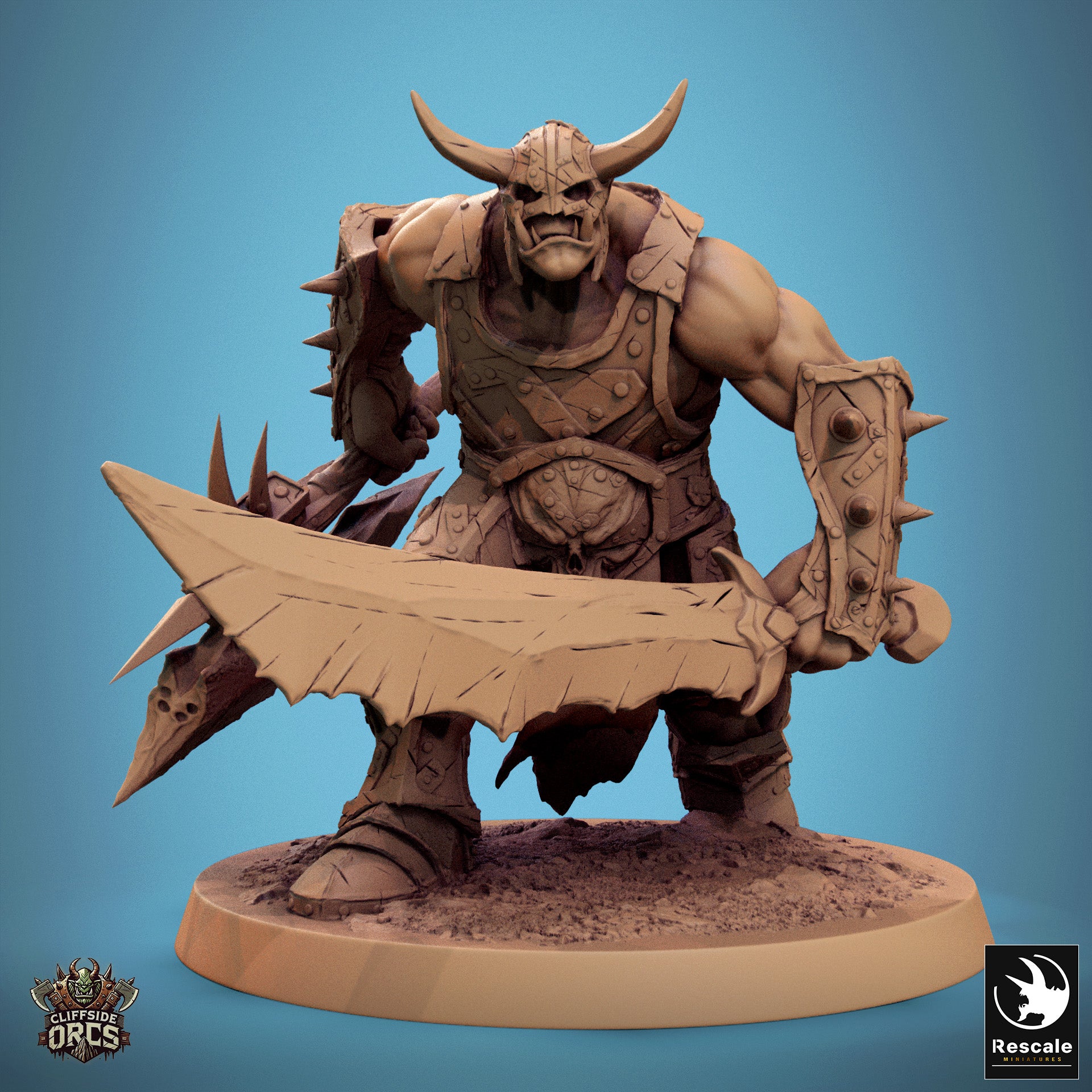 Brutal Orc - aus der Reihe Cliffside Orcs von Rescale Miniatures