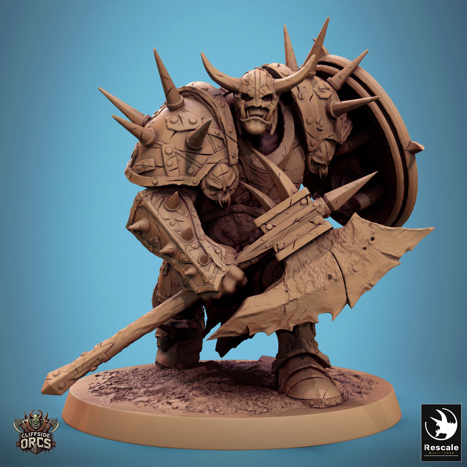 Brutal Orc - aus der Reihe Cliffside Orcs von Rescale Miniatures
