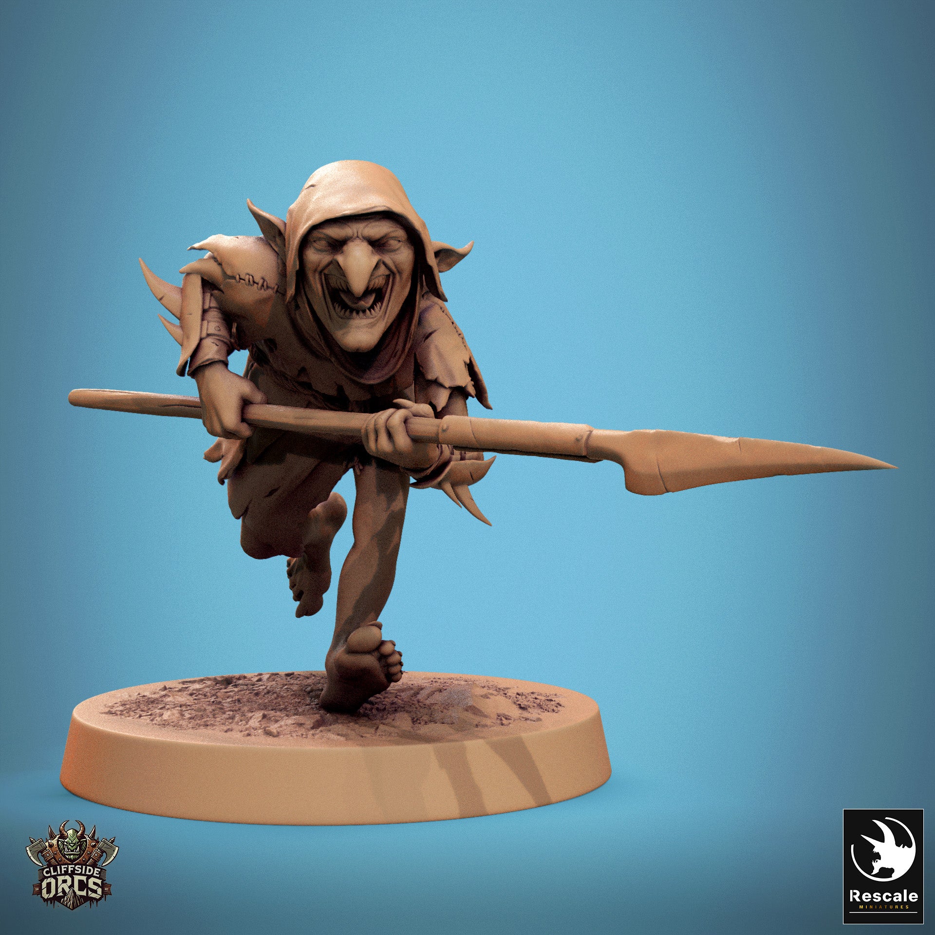 Goblin - aus der Reihe Cliffside Orcs von Rescale Miniatures