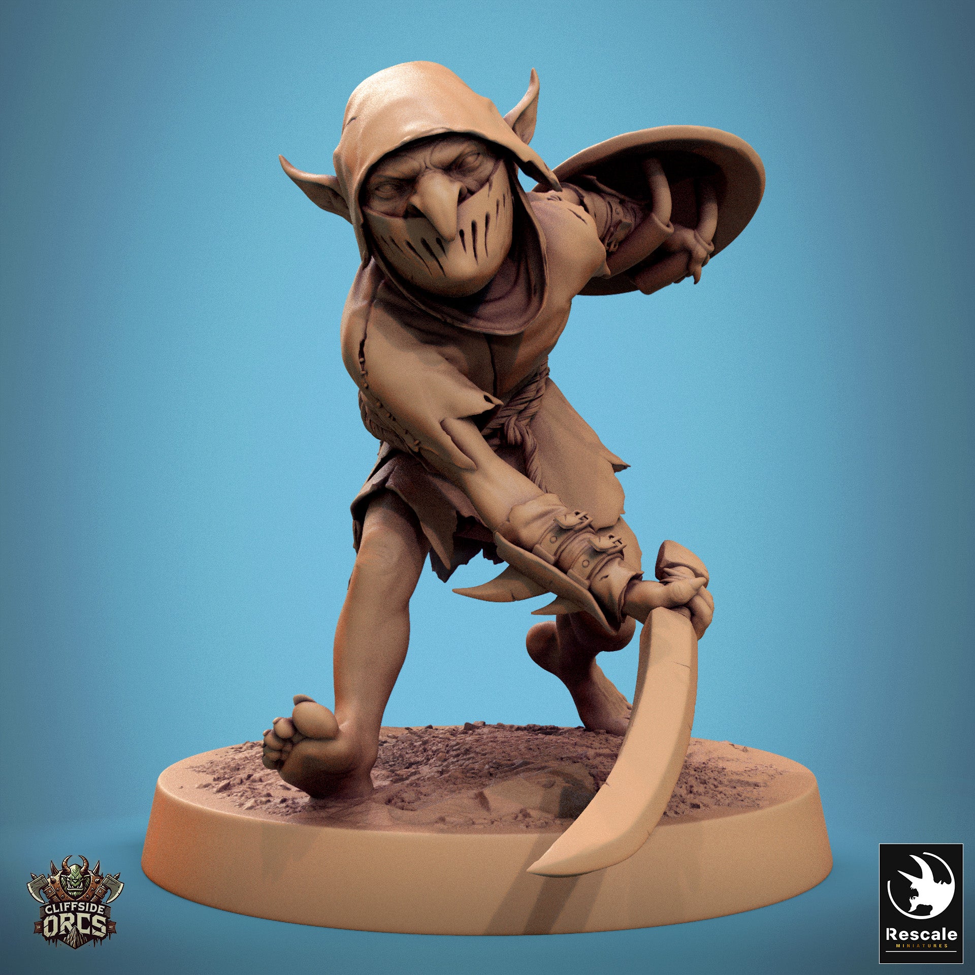 Goblin - aus der Reihe Cliffside Orcs von Rescale Miniatures