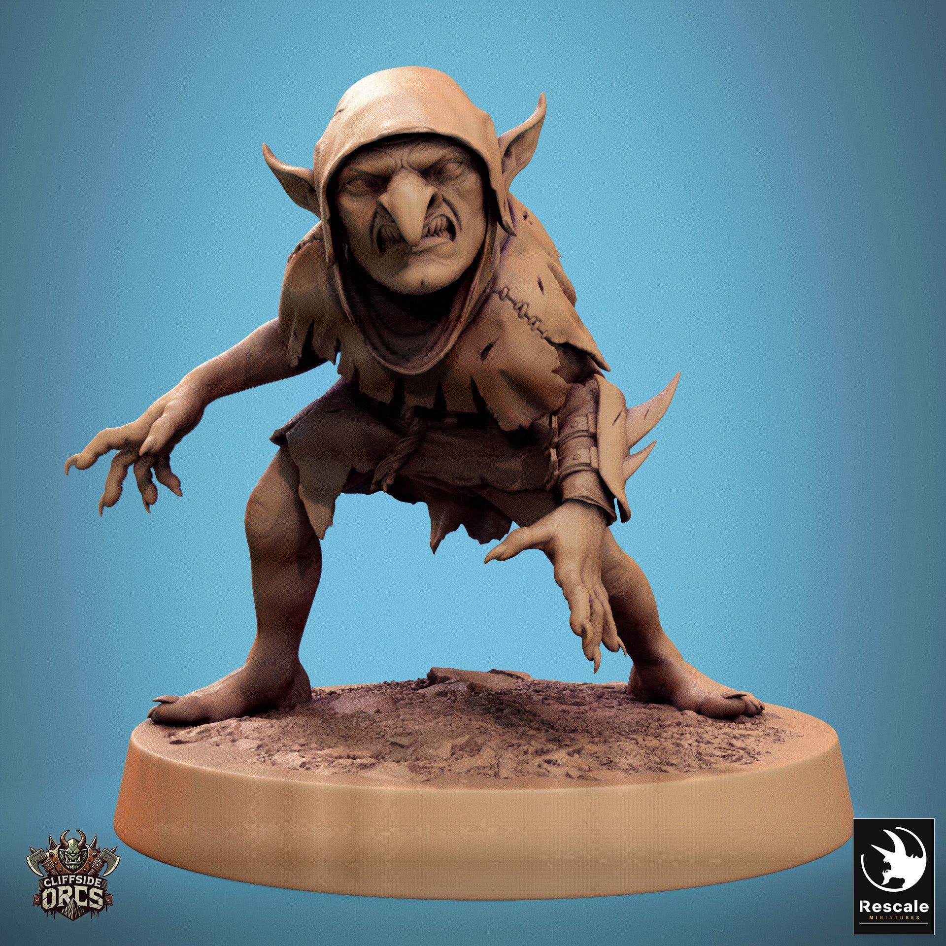 Goblin - aus der Reihe Cliffside Orcs von Rescale Miniatures