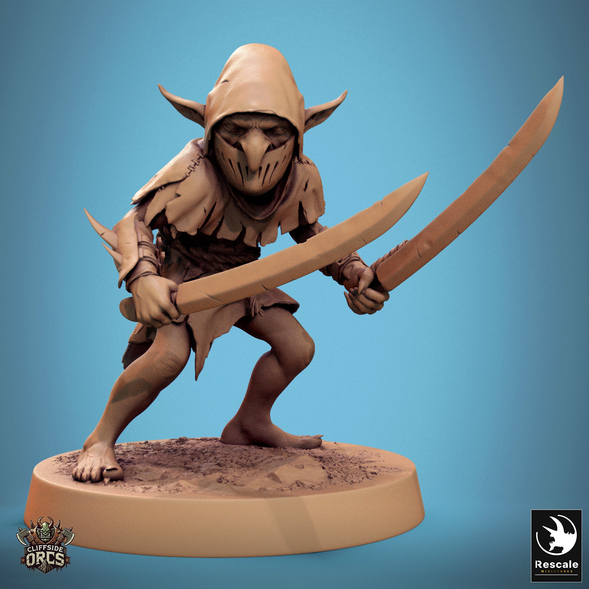Goblin - aus der Reihe Cliffside Orcs von Rescale Miniatures