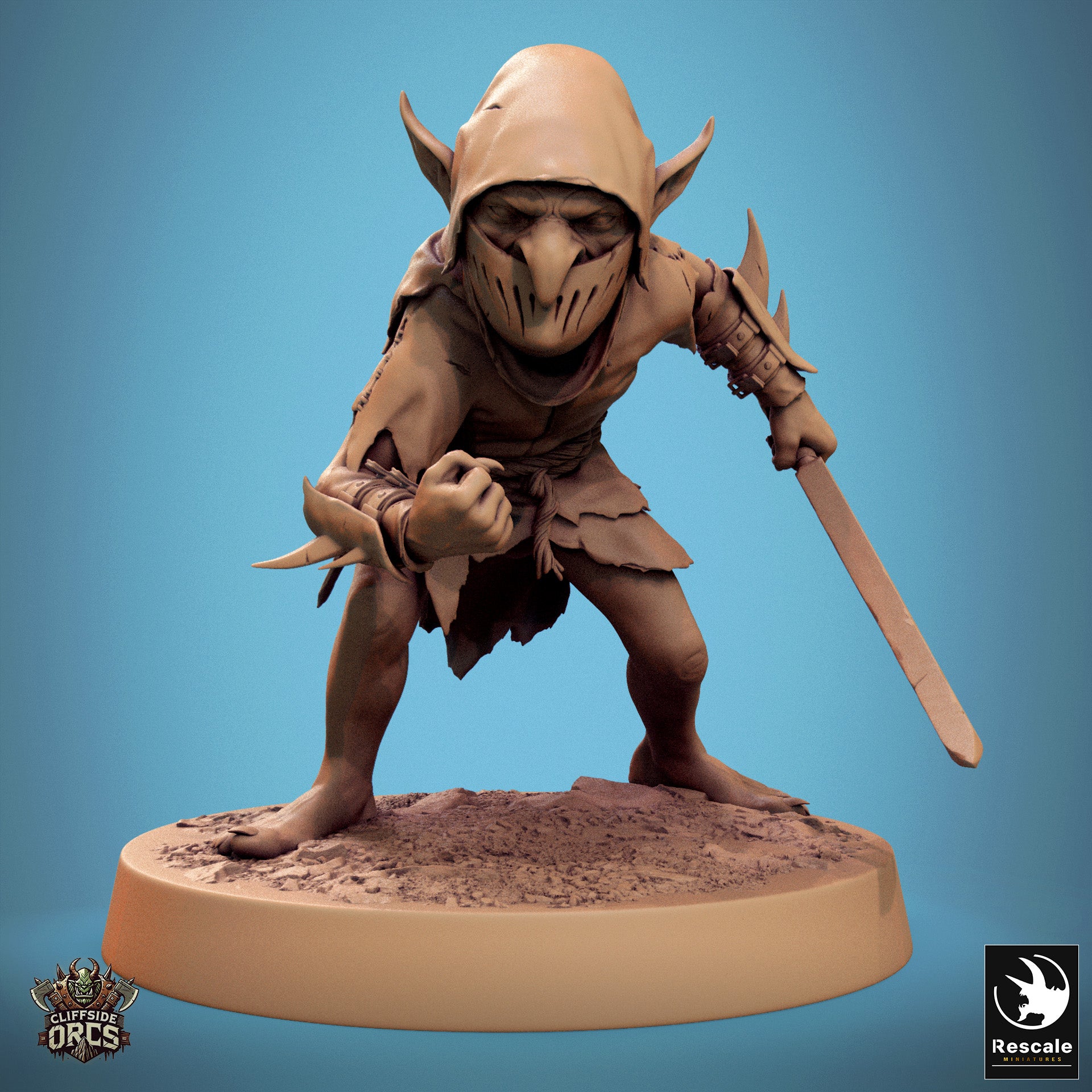 Goblin - aus der Reihe Cliffside Orcs von Rescale Miniatures