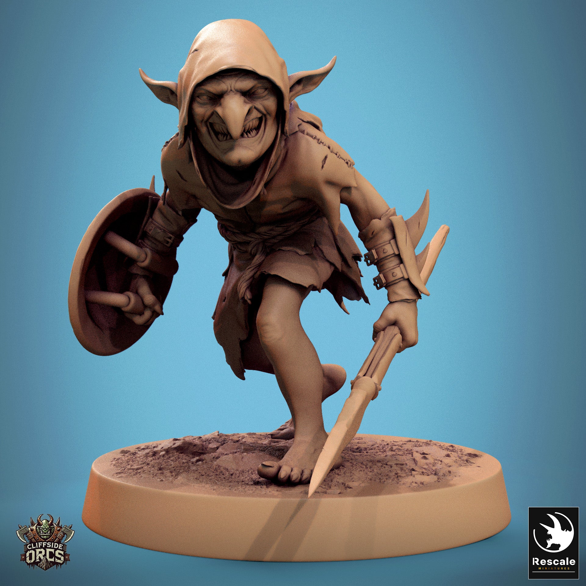 Goblin - aus der Reihe Cliffside Orcs von Rescale Miniatures