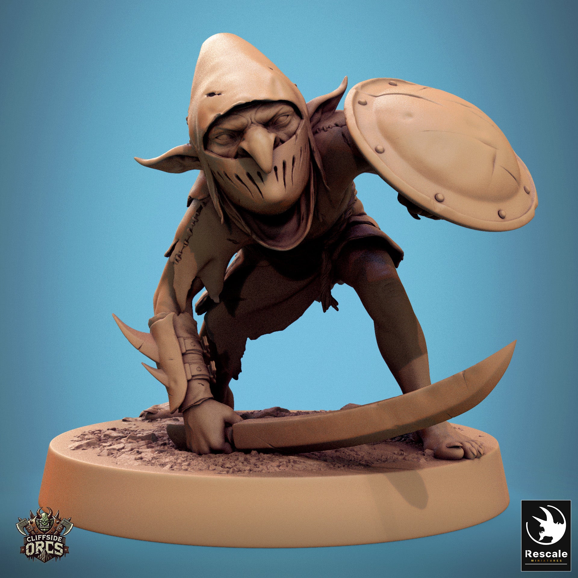 Goblin - aus der Reihe Cliffside Orcs von Rescale Miniatures