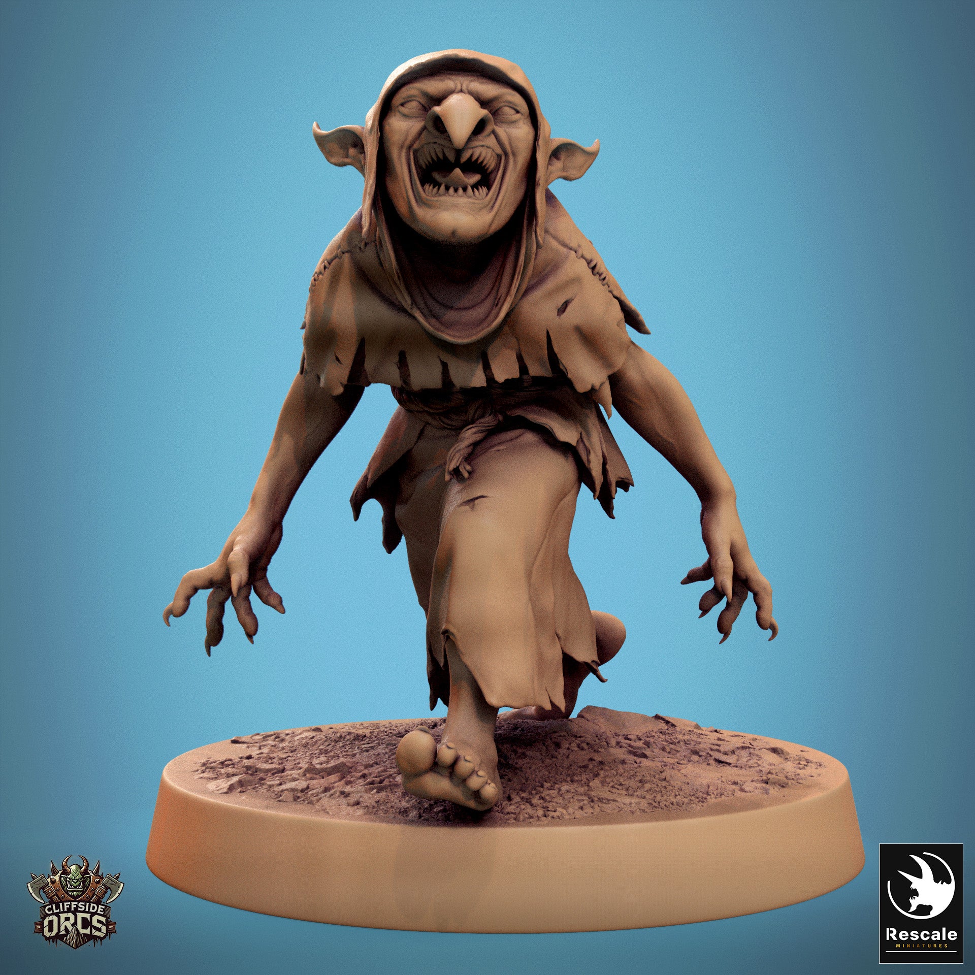 Goblin - aus der Reihe Cliffside Orcs von Rescale Miniatures