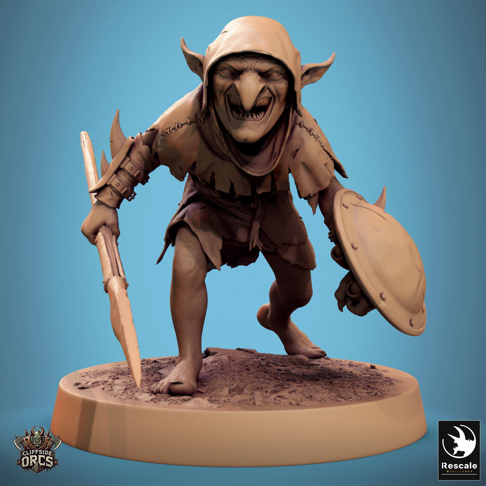 Goblin - aus der Reihe Cliffside Orcs von Rescale Miniatures