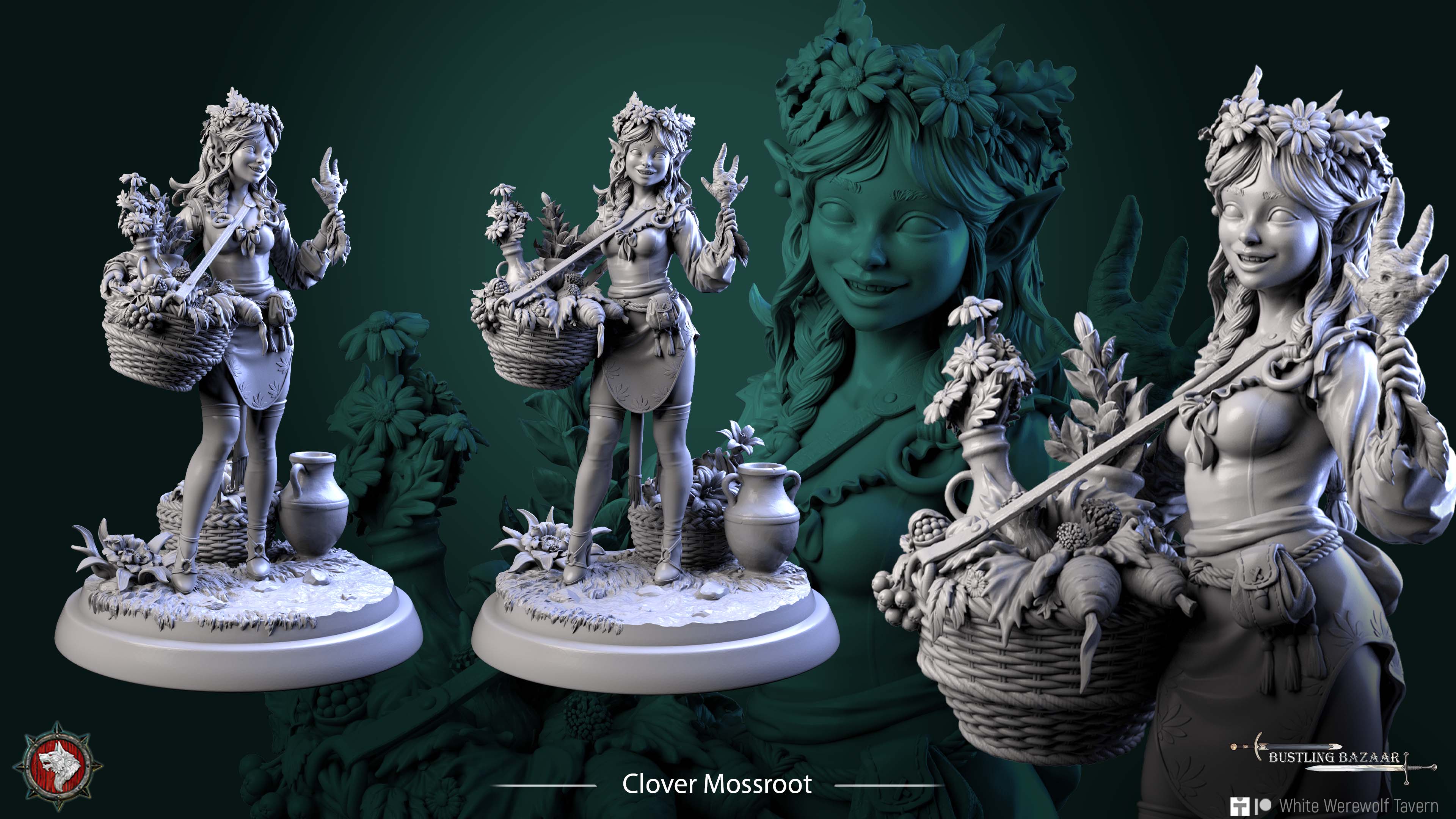 Clover Mossroot - aus der Reihe Bustling Bazaar von White Werewolf Tavern
