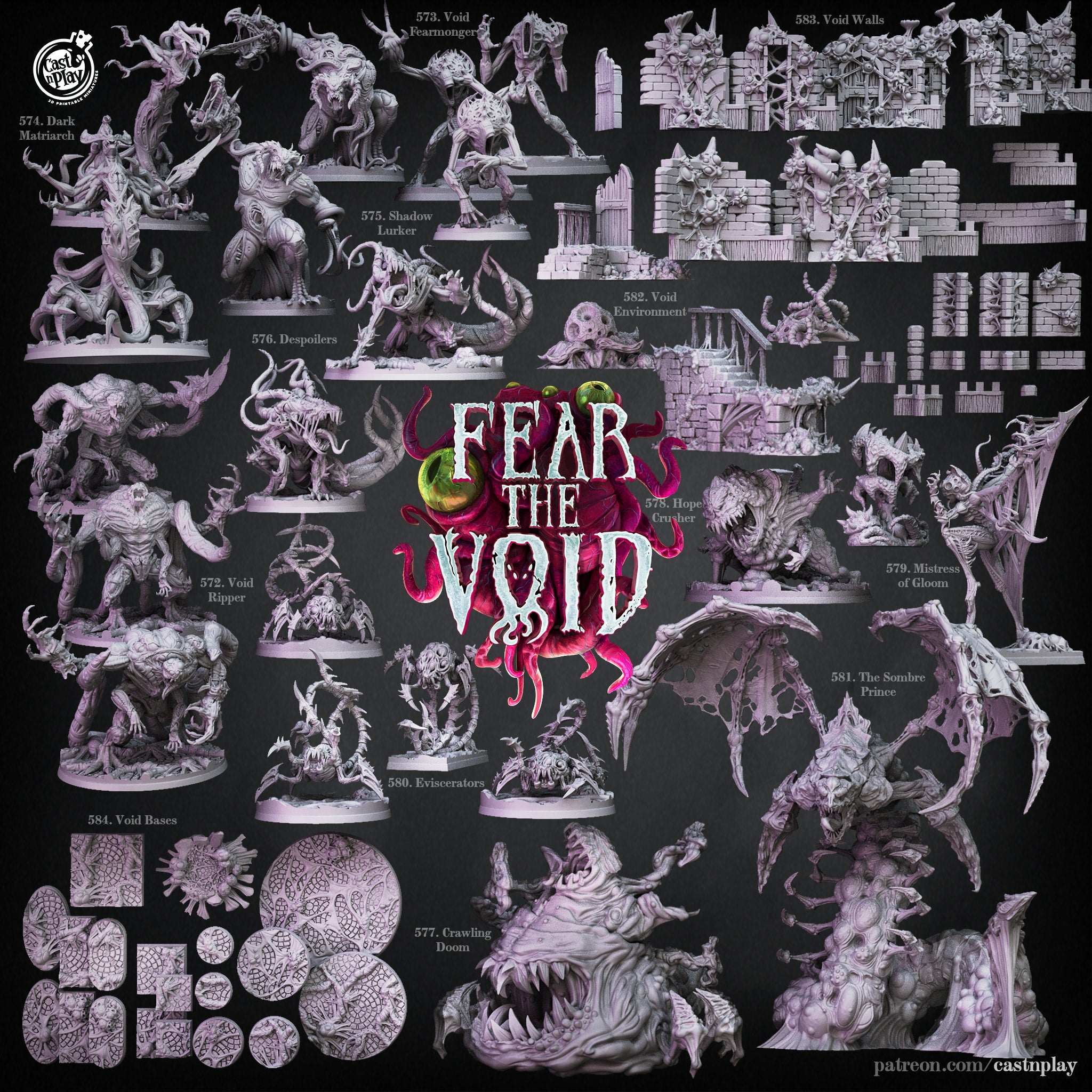 Shadow Lurker - from the Fear The Void series by Cast n Play