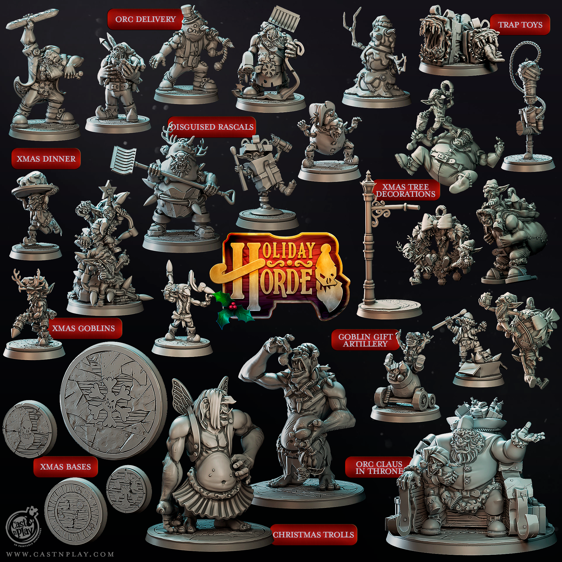 Disguised Rascals - Holiday Horde - Cast n Play