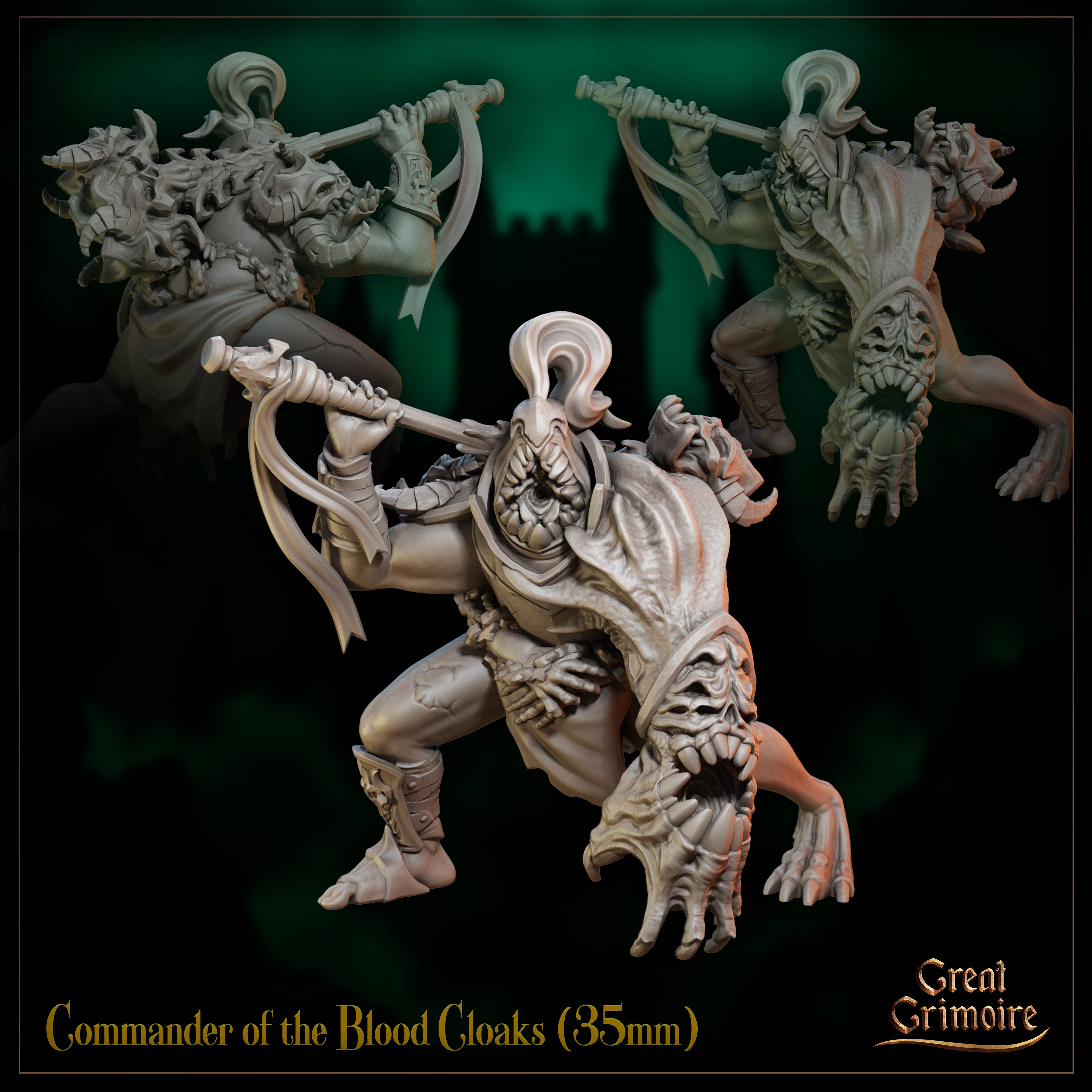 Commander of the Blood Cloaks - Cursed Bastion - Great Grimoire