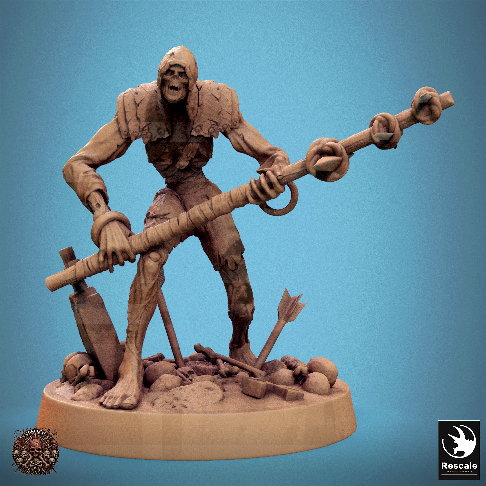 Zombie - aus der Reihe Conclave of Bones von Rescale Miniatures