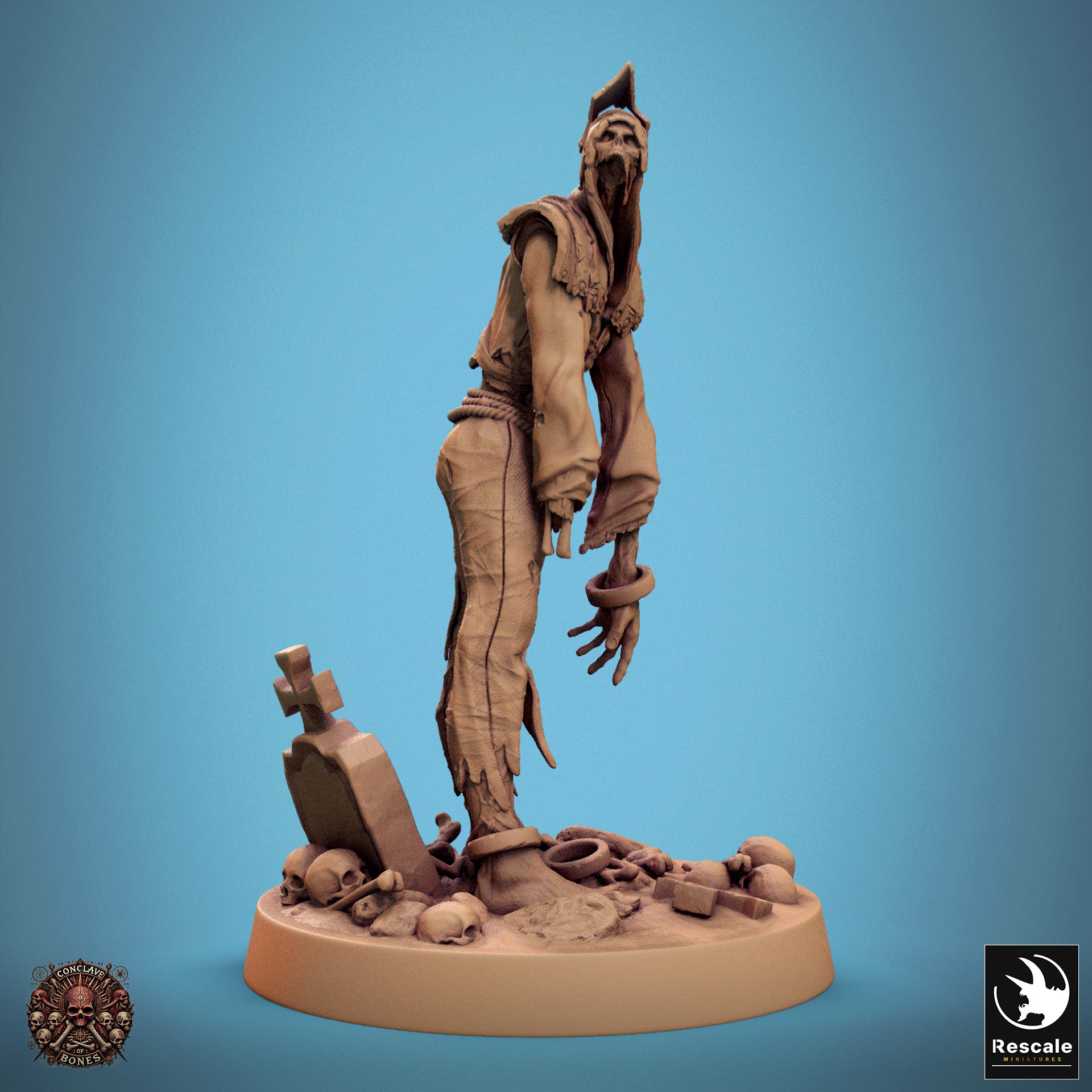 Zombie - aus der Reihe Conclave of Bones von Rescale Miniatures