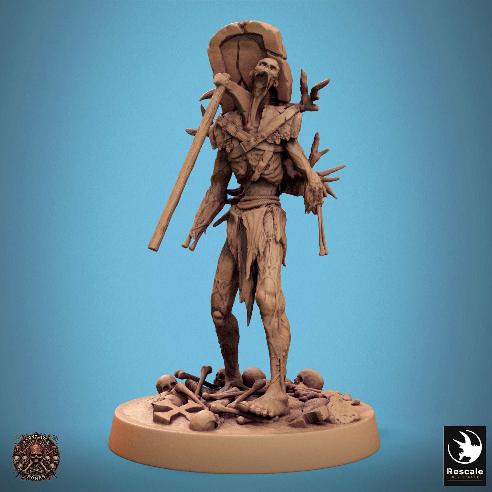 Zombie - aus der Reihe Conclave of Bones von Rescale Miniatures