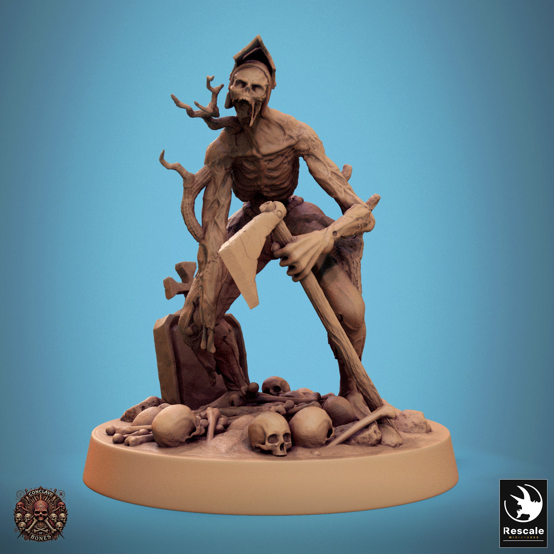 Zombie - aus der Reihe Conclave of Bones von Rescale Miniatures