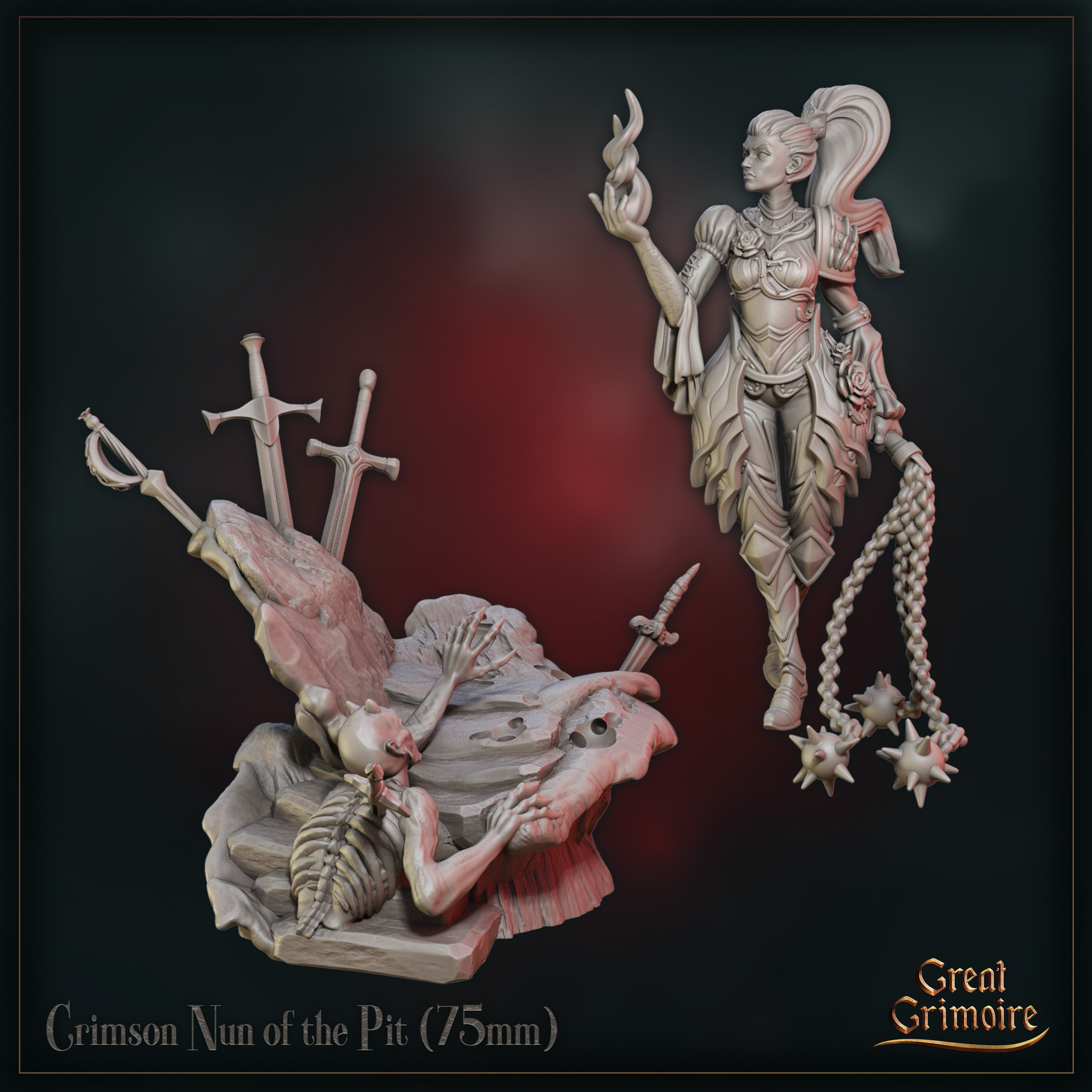 Crimson Nun of the Pit - aus der Reihe Tournament of the Damned von Great Grimoire