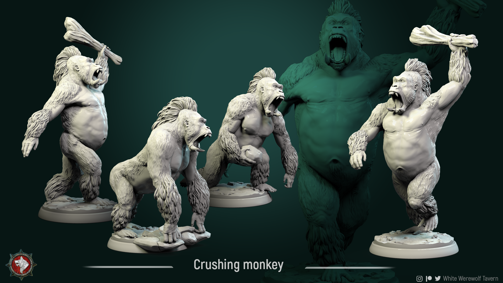 Crushing Monkeys - aus der Reihe Monkey Valley von White Werewolf Tavern