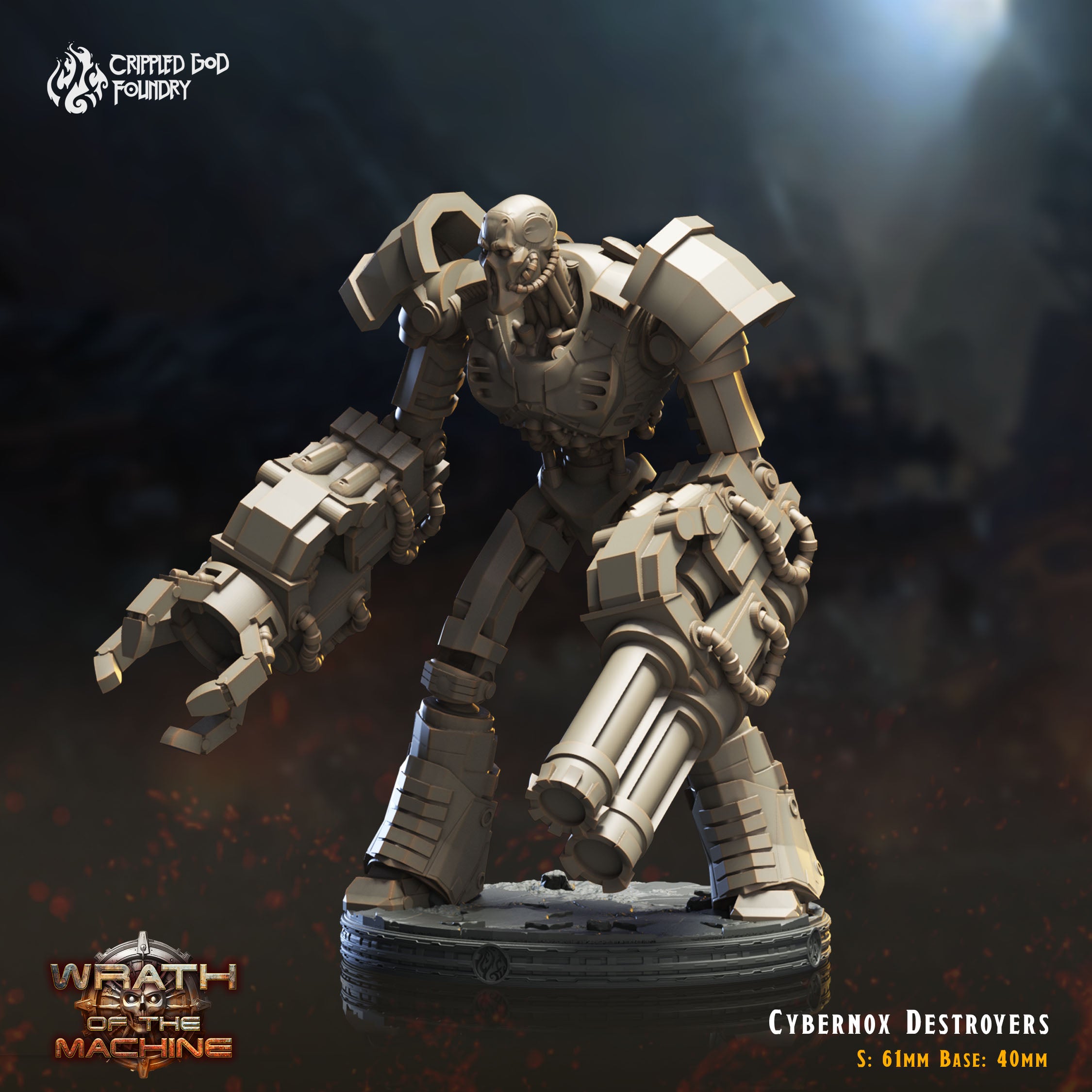Cybernox Destroyers - aus der Reihe Wrath of the Machine von Crippled God Foundry