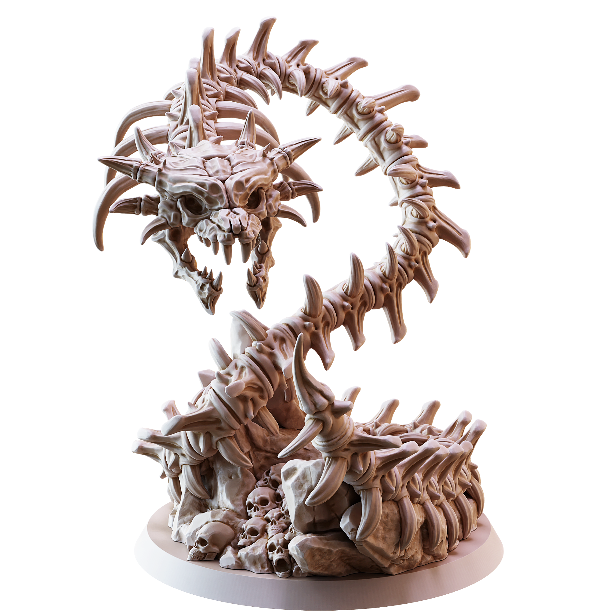 Bone Naga - by Dungeon Dog