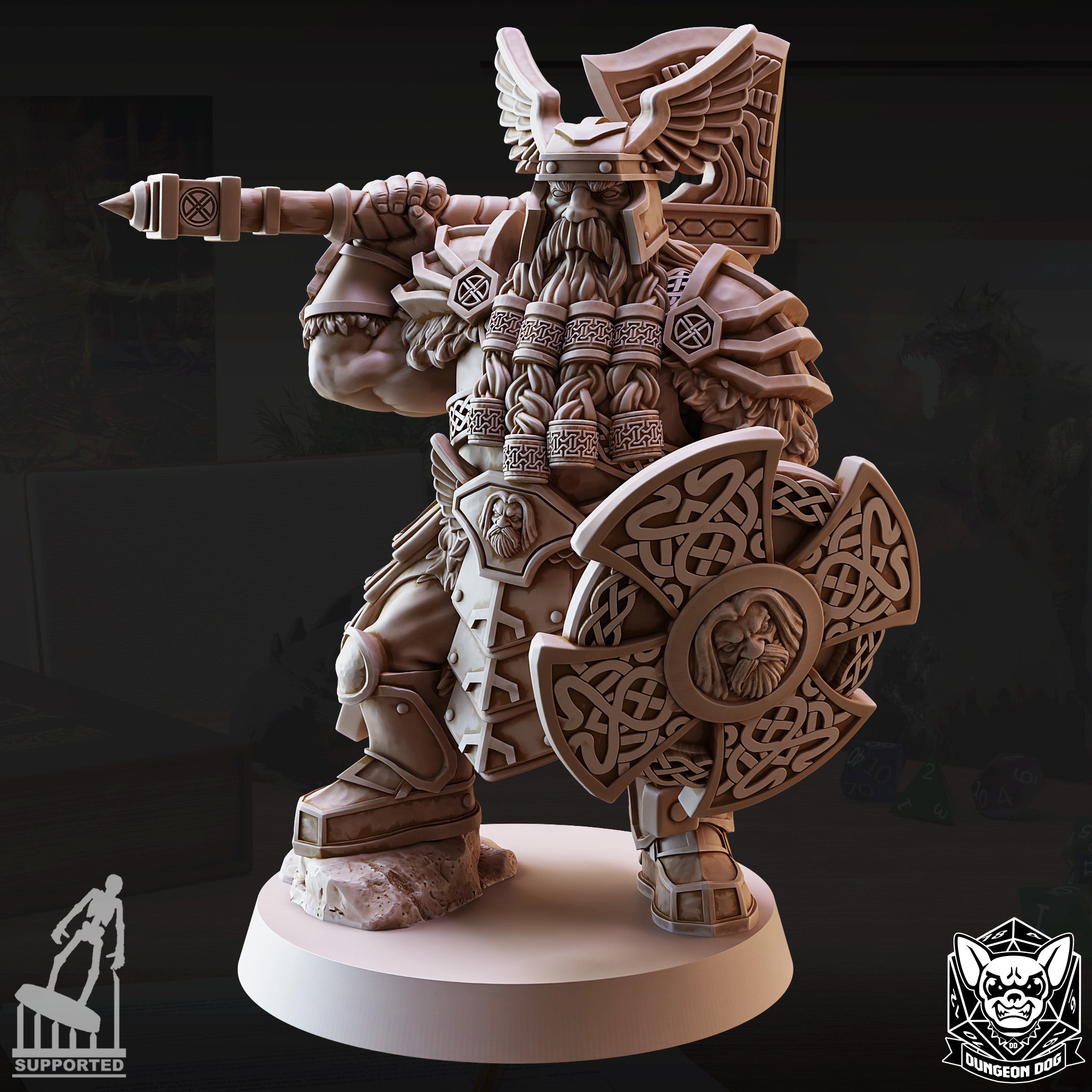 Dwarf Commander - Dungeon Dog