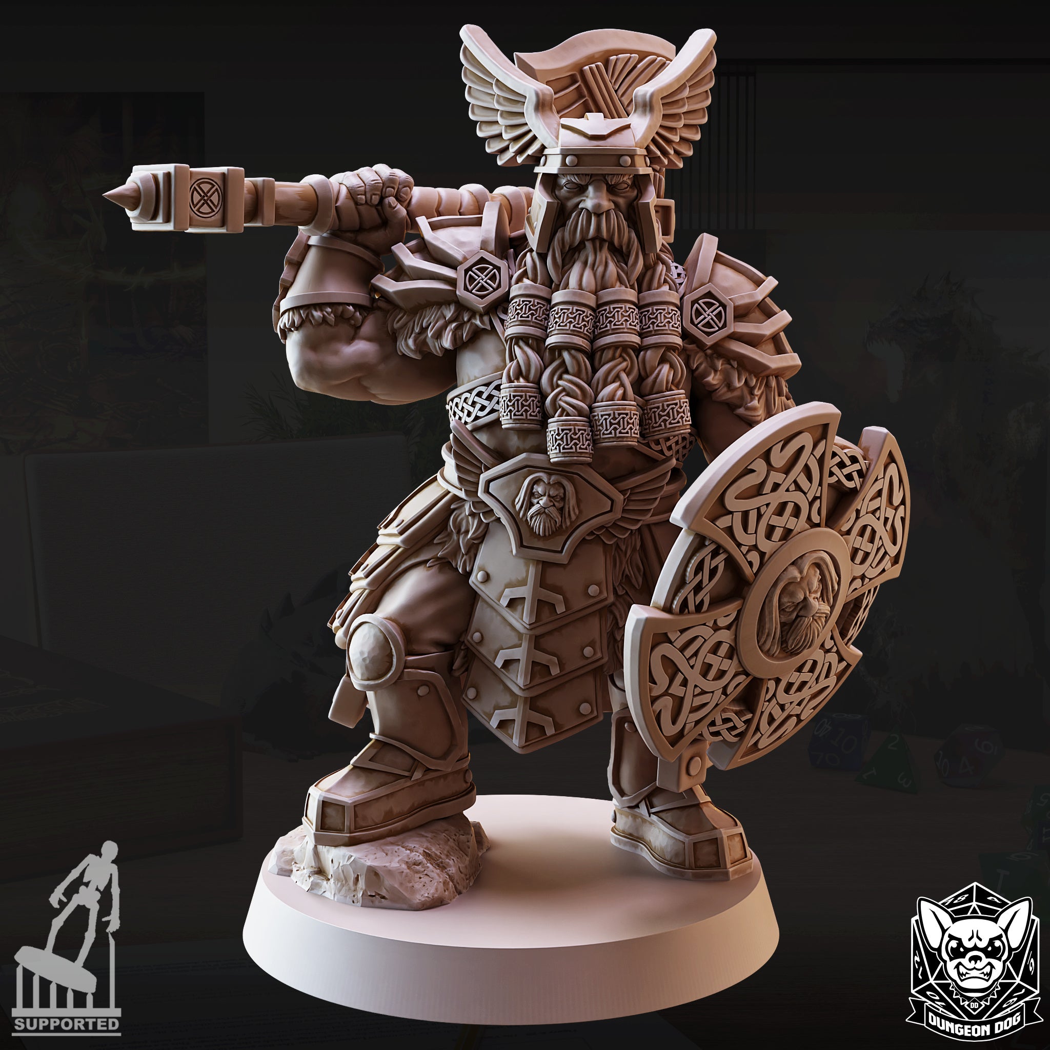 Dwarf Commander - Dungeon Dog