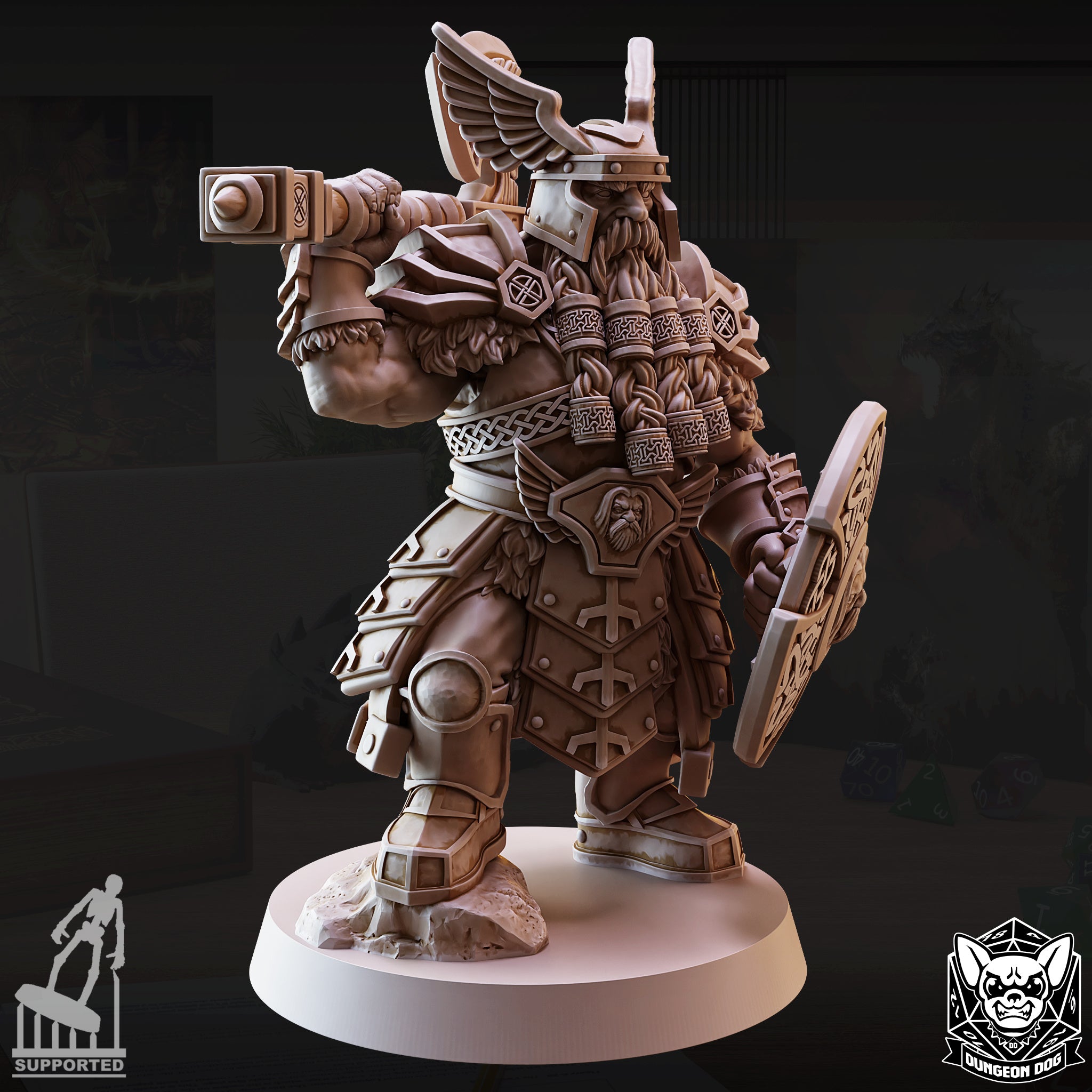 Dwarf Commander - Dungeon Dog