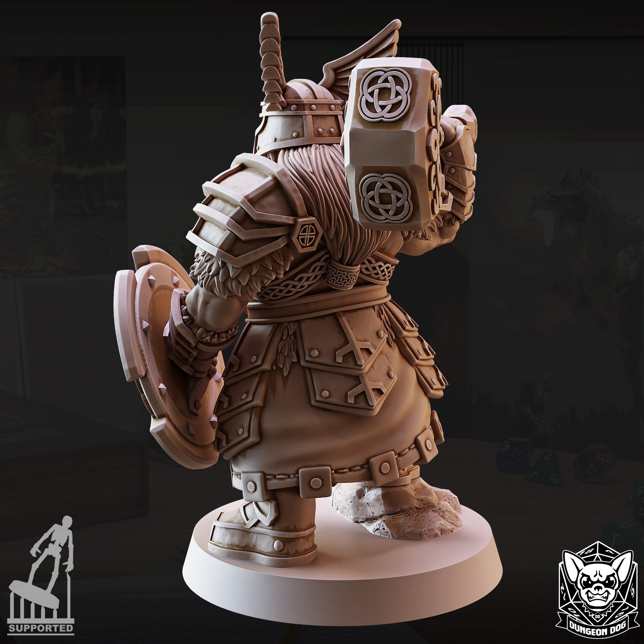 Dwarf Commander - Dungeon Dog