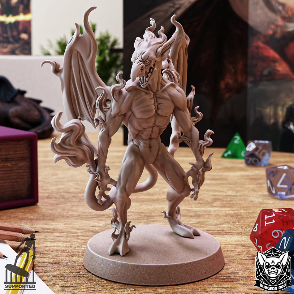 Fire Mephit - Dungeon Dog