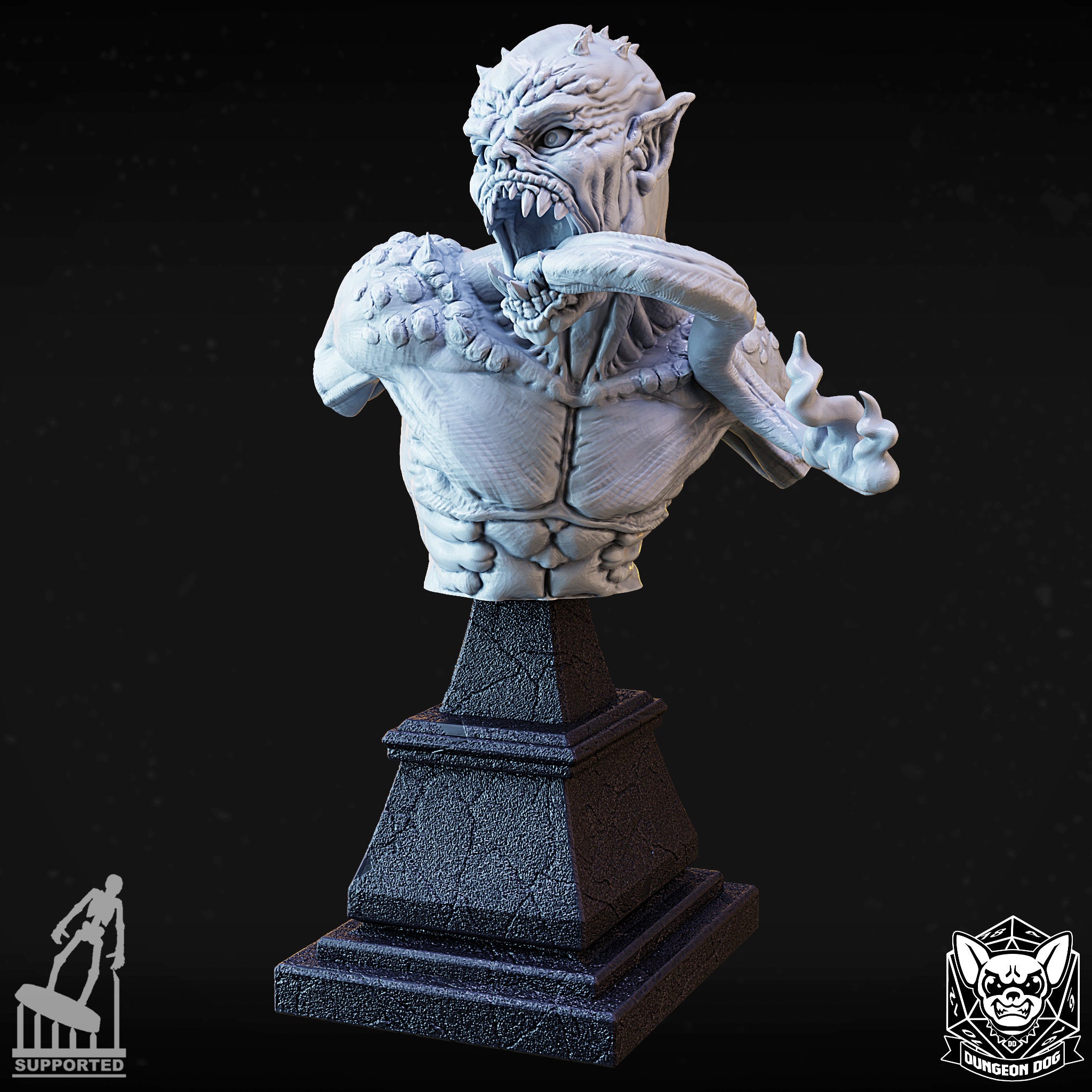 Abyssal Ghoul Bust - Dungeon Dog