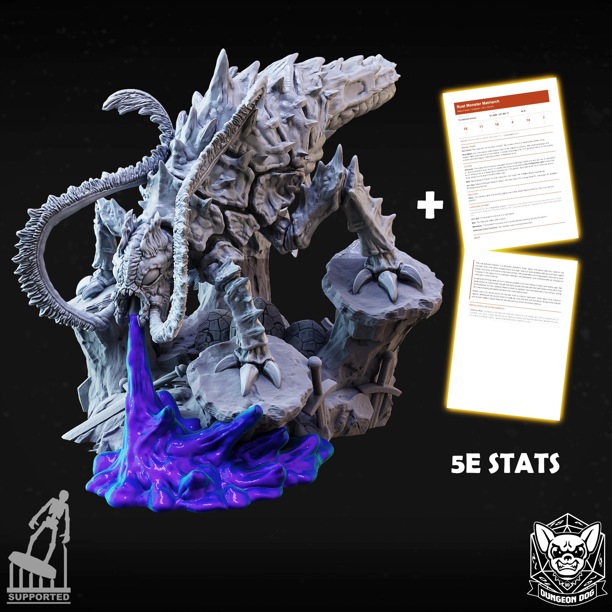 Rust Monster Matriarch - Dungeon Dog