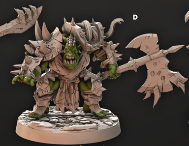Spine Rippers - Iron Skull Orcs - Cast n Play