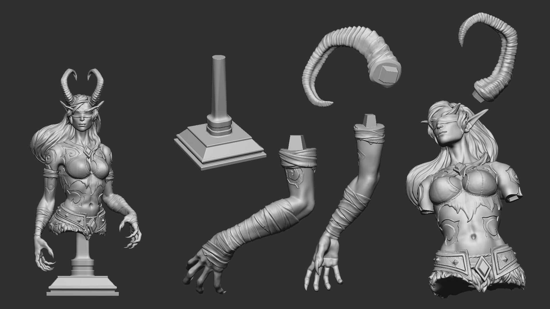 Demon Hunter - Bust von White Werewolf Tavern