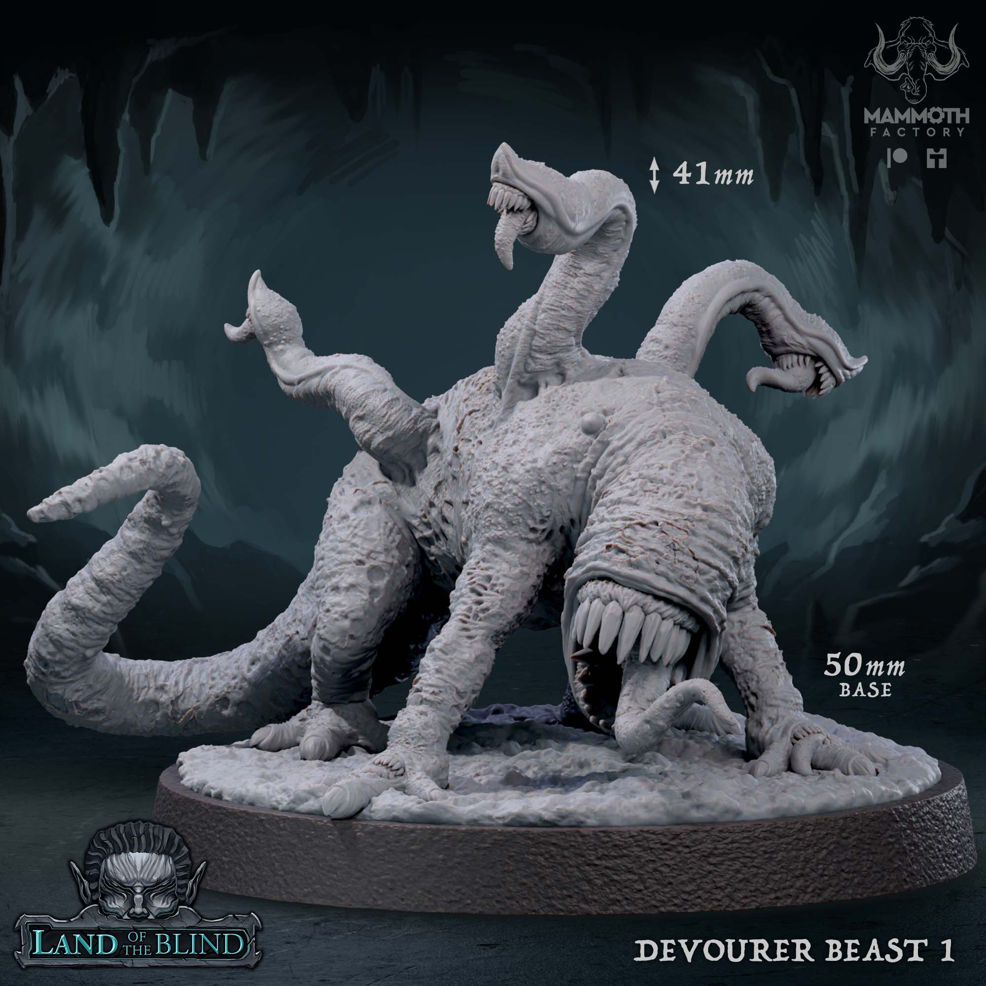 Devourer Beast - Dark Descent - Land of the Blind - Mammoth Factory
