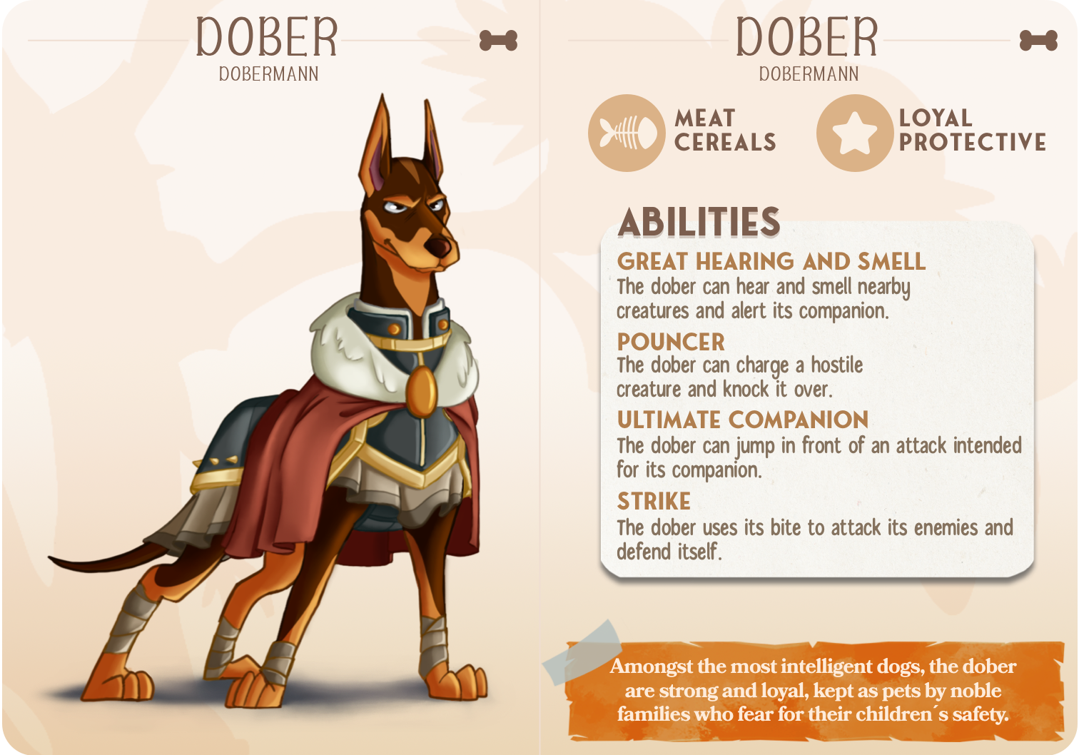 Dobermann - Dogs - Dober - Animal Companions by Cornelia - Cast n Play